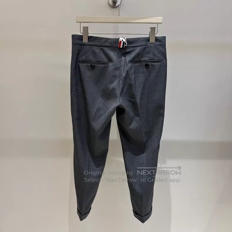 Thom Browne Thom Browne Classic Trousers in Medium Grey Size 26" / US 2 / IT 38 - 4 Thumbnail