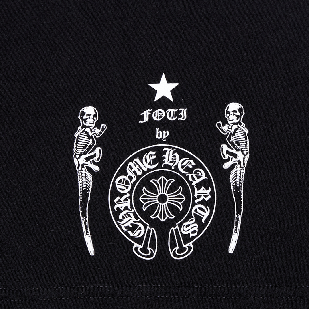 Chrome Hearts CHROME HEARTS Foti Long Sleeve Crew Rainbow BLACK Size US L / EU 52-54 / 3 - 8 Thumbnail