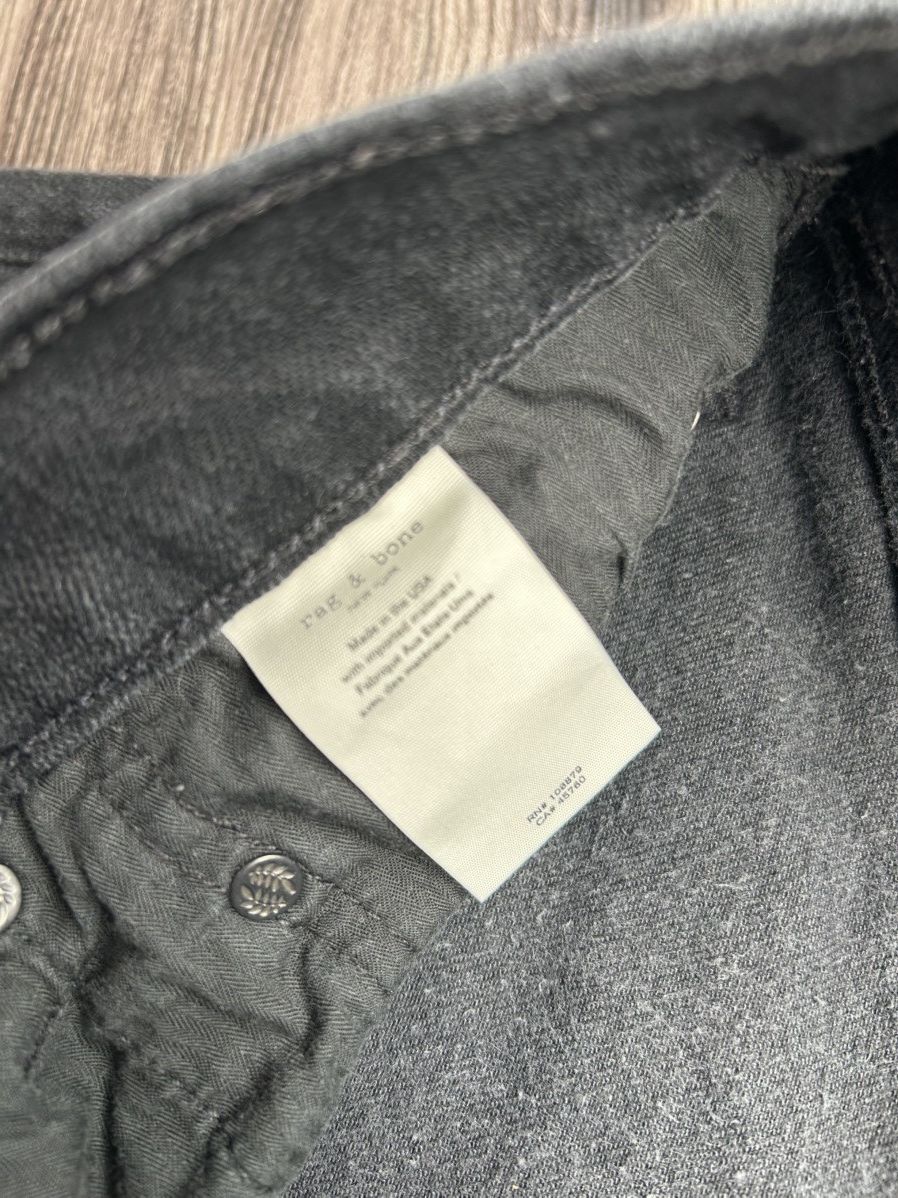 Rag & Bone Black Rag & Bone Extra Slim Jeans Size US 34 / EU 50 - 6 Thumbnail