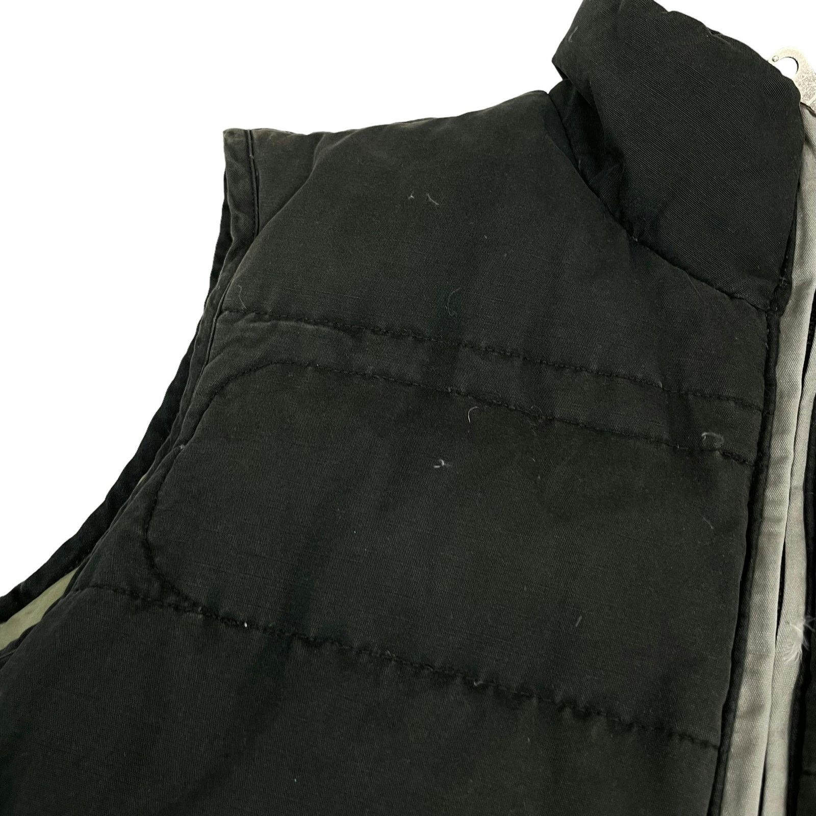 Nike × Vintage Nike Womens Black Gray Gilet Embroidered Swoosh Down Vest XL Size XL / US 12-14 / IT 48-50 - 3 Thumbnail