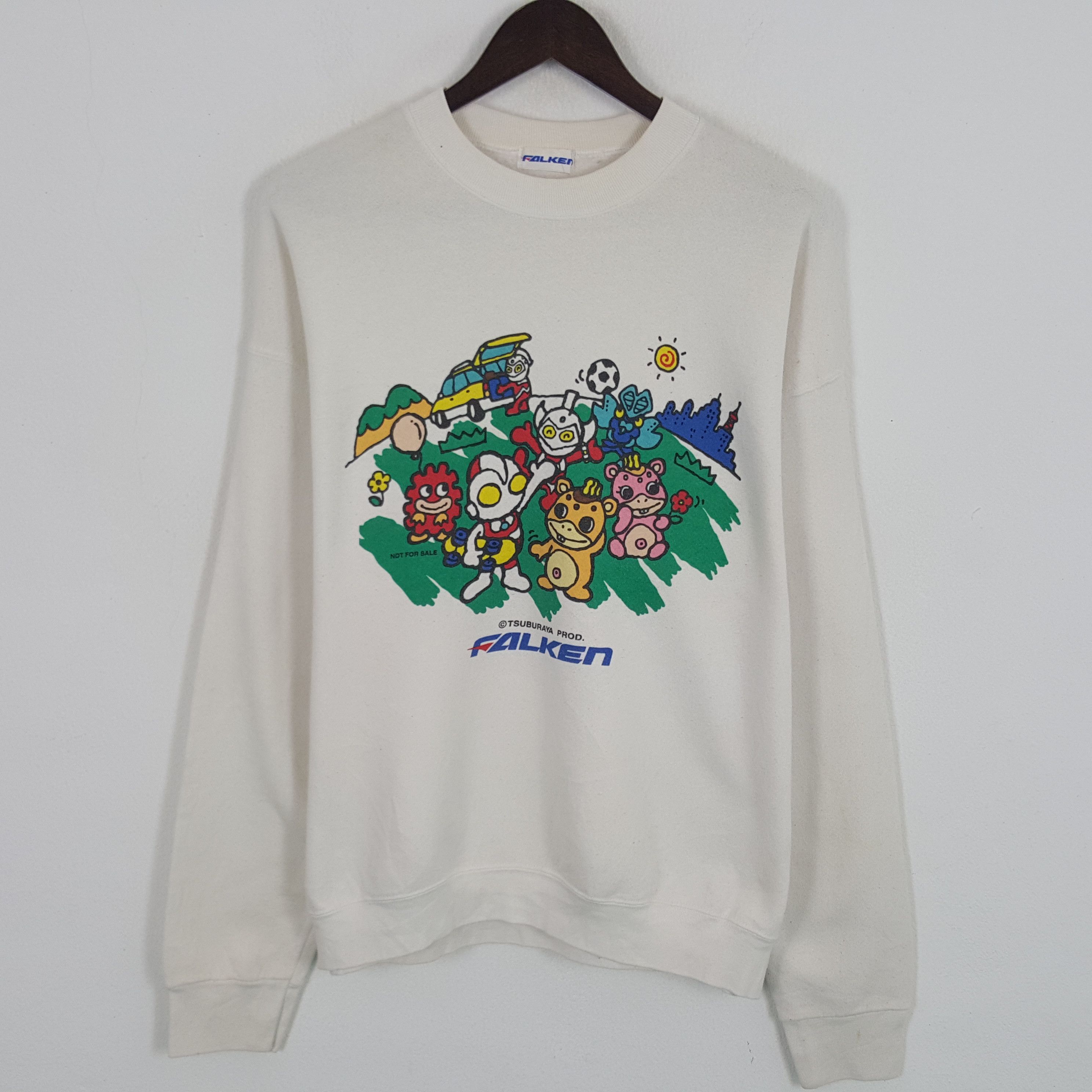 Vintage Falken Cartooon Style Sweatshirt