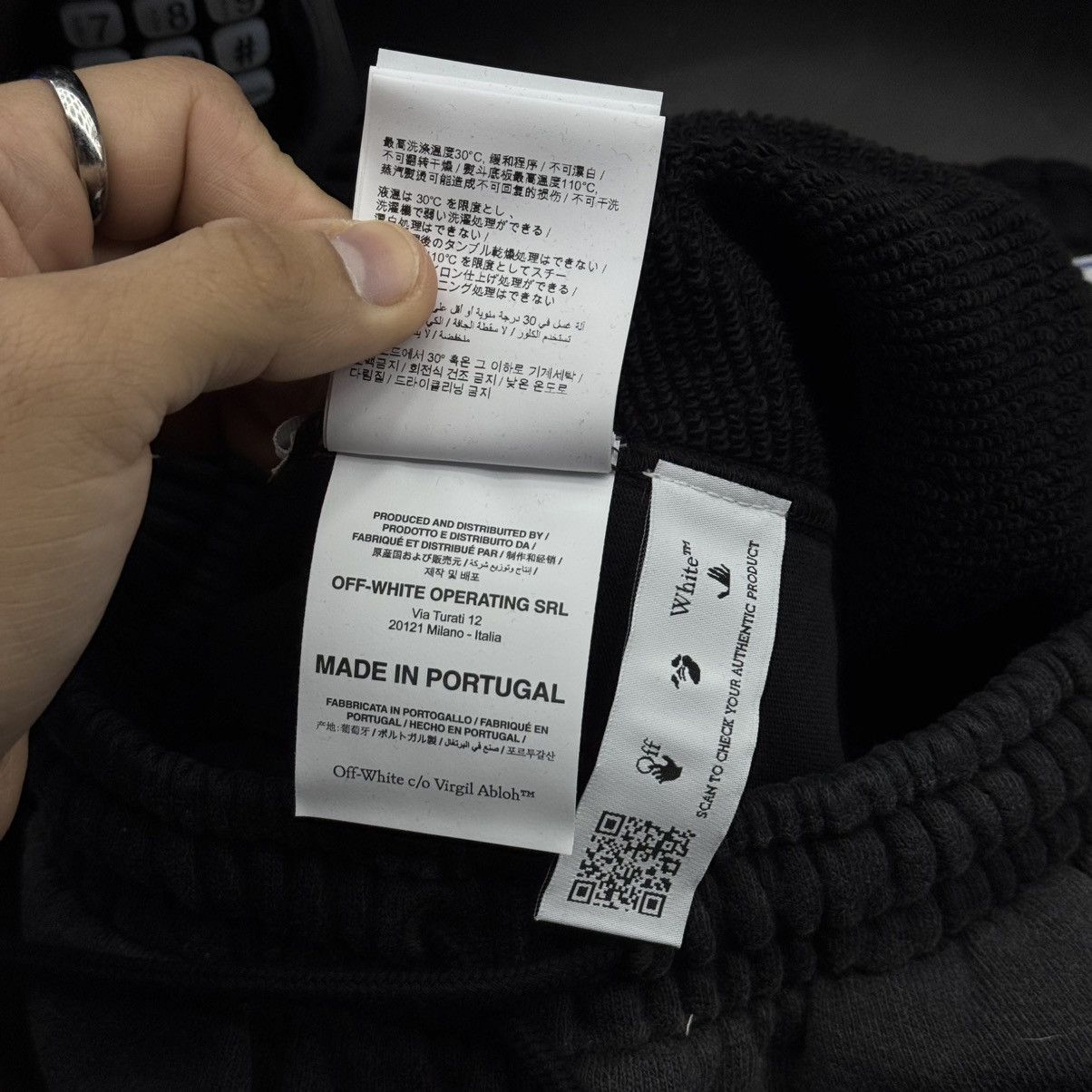 Off-White OFF-WHITE Wave Off Skate Sweatpants Black Size US 30 / EU 46 - 10 Thumbnail