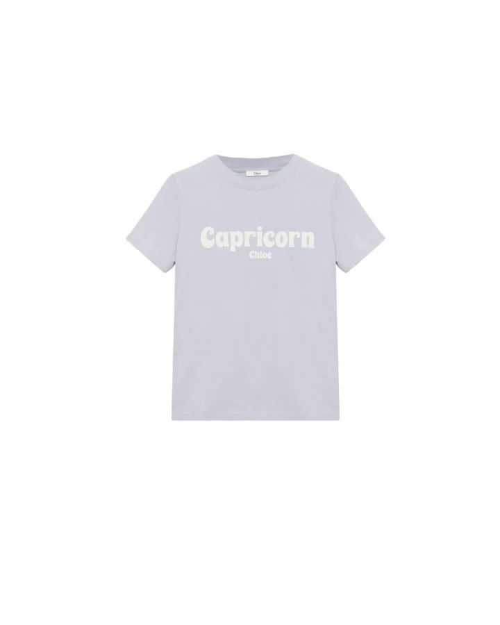 Chloe o1loc1c10226 T-Shirt in Bailad Blue Size XS / US 0-2 / IT 36-38 - 1 Thumbnail