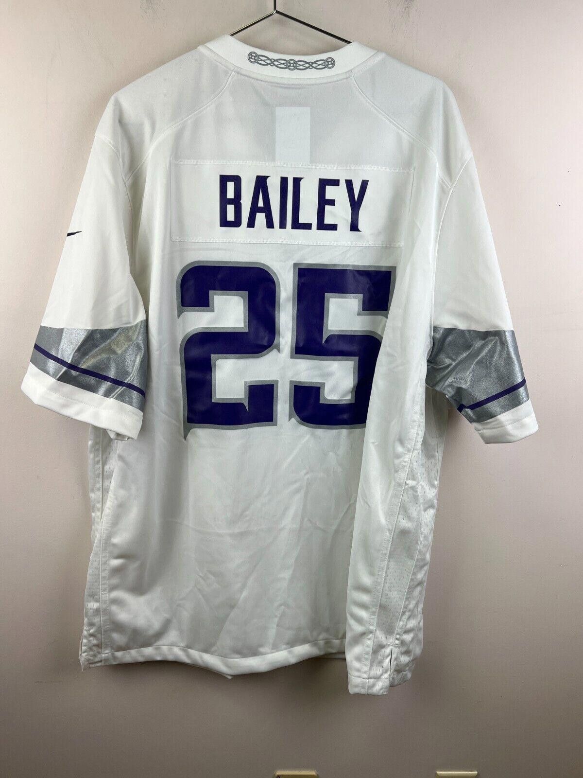 Nike Minnesota Vikings Custom #25 BAILEY White Nike Game Jersey Size ONE SIZE - 3 Thumbnail
