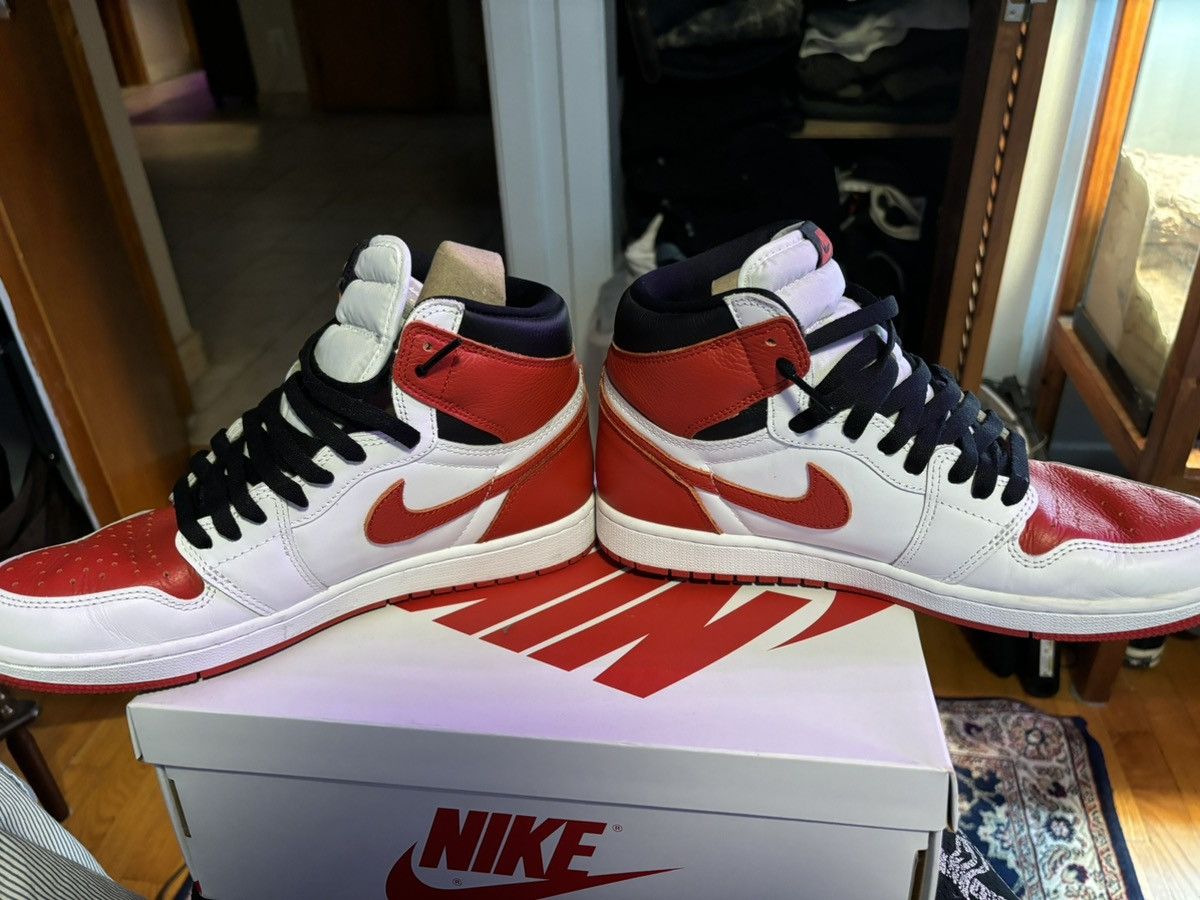 Jordan Brand Air Jordan 1 Retro High OG Heritage Size US 9.5 / EU 42-43 - 5 Thumbnail