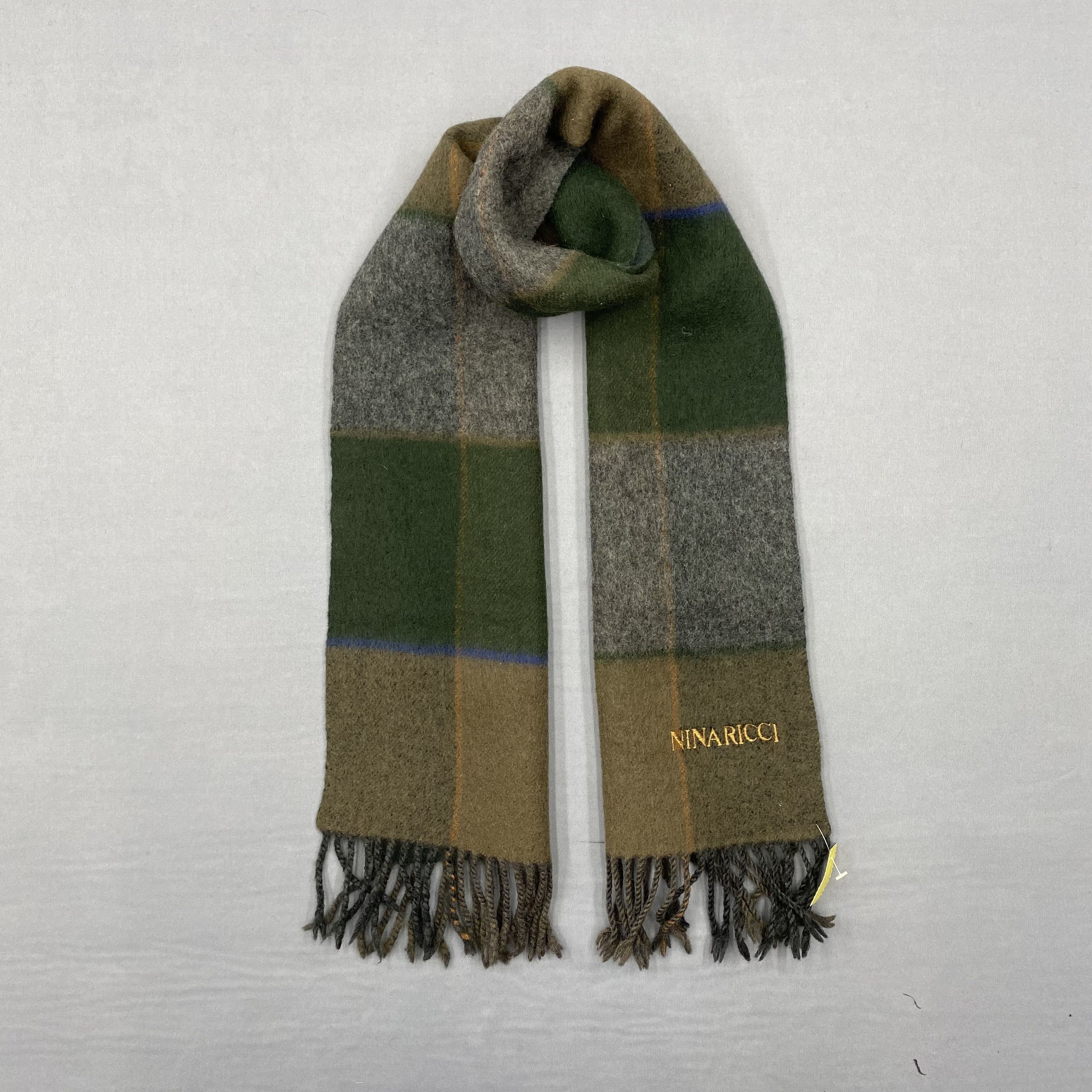 Nina Ricci Vintage Nina Ricci Scarf Muffler Wool Cashmere Scarves Size ONE SIZE - 1 Thumbnail