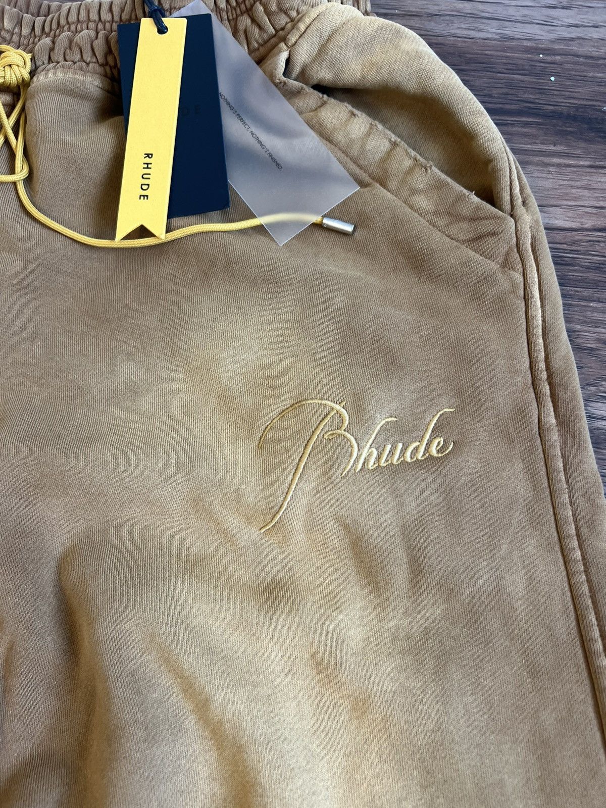 Rhude Rhude Sundry Camel Wide Leg Sweatpants Size US 38 / EU 54 - 2 Thumbnail