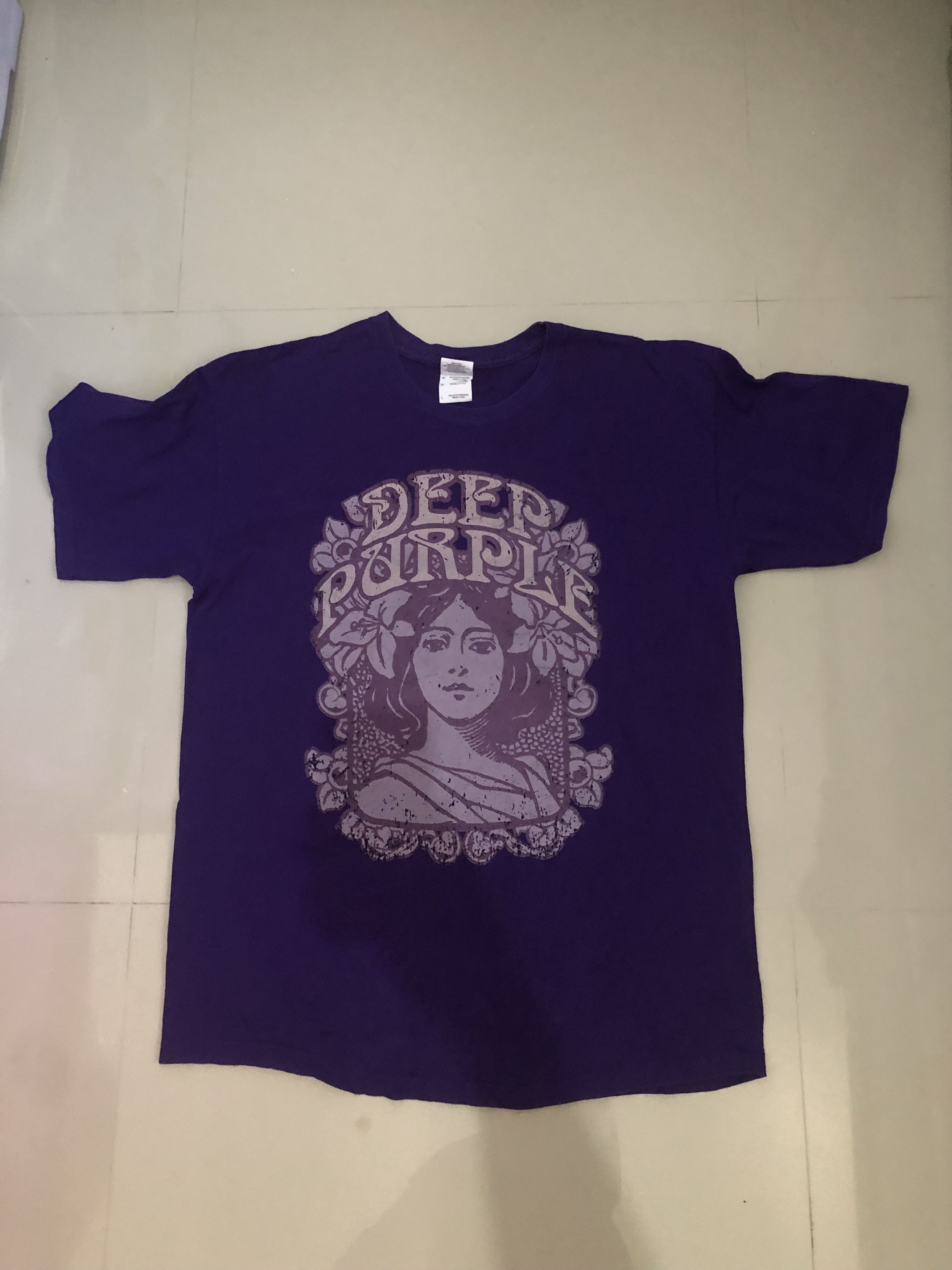 Vintage Deep Purple Rock Band T-shirt Size US L / EU 52-54 / 3 - 2 Thumbnail