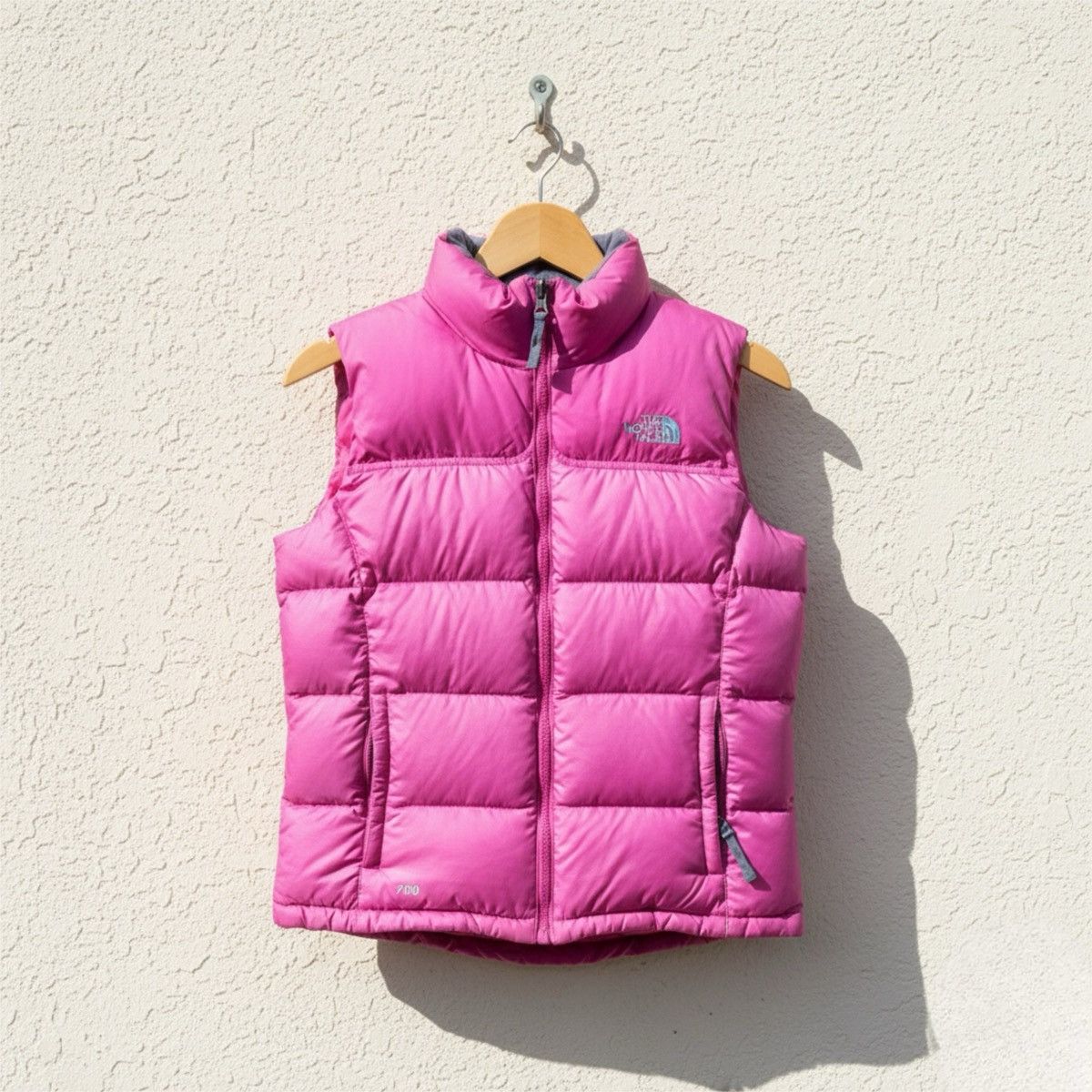 Vintage Pink North Face Puffer Vest (L)
