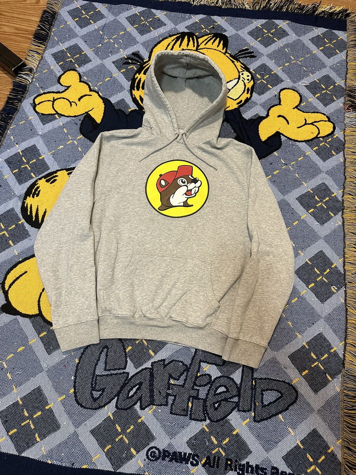 Vintage Gray Buc-ee’s Pullover Hoodie Size US M / EU 48-50 / 2 - 4 Thumbnail