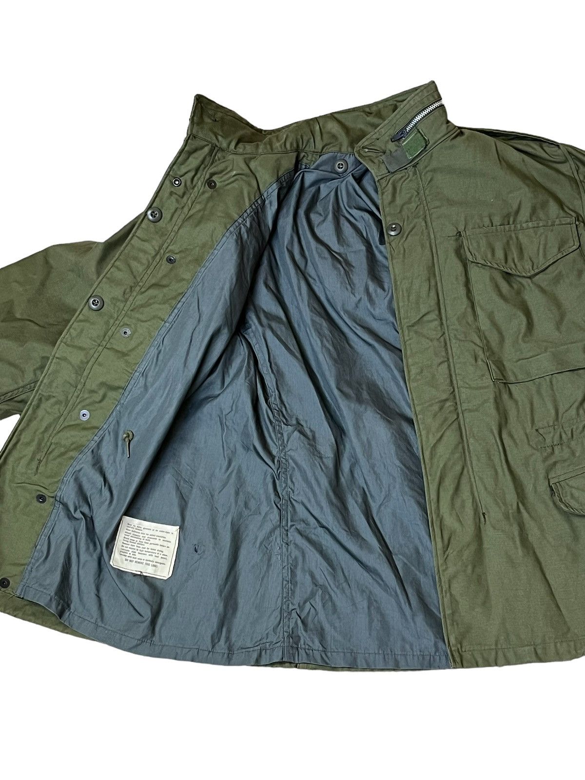 Alpha Industries VINTAGE 60s ALPHA INDUSTRIES M-65 OG-107 FIELD ARMY JACKET Size US S / EU 44-46 / 1 - 5 Thumbnail