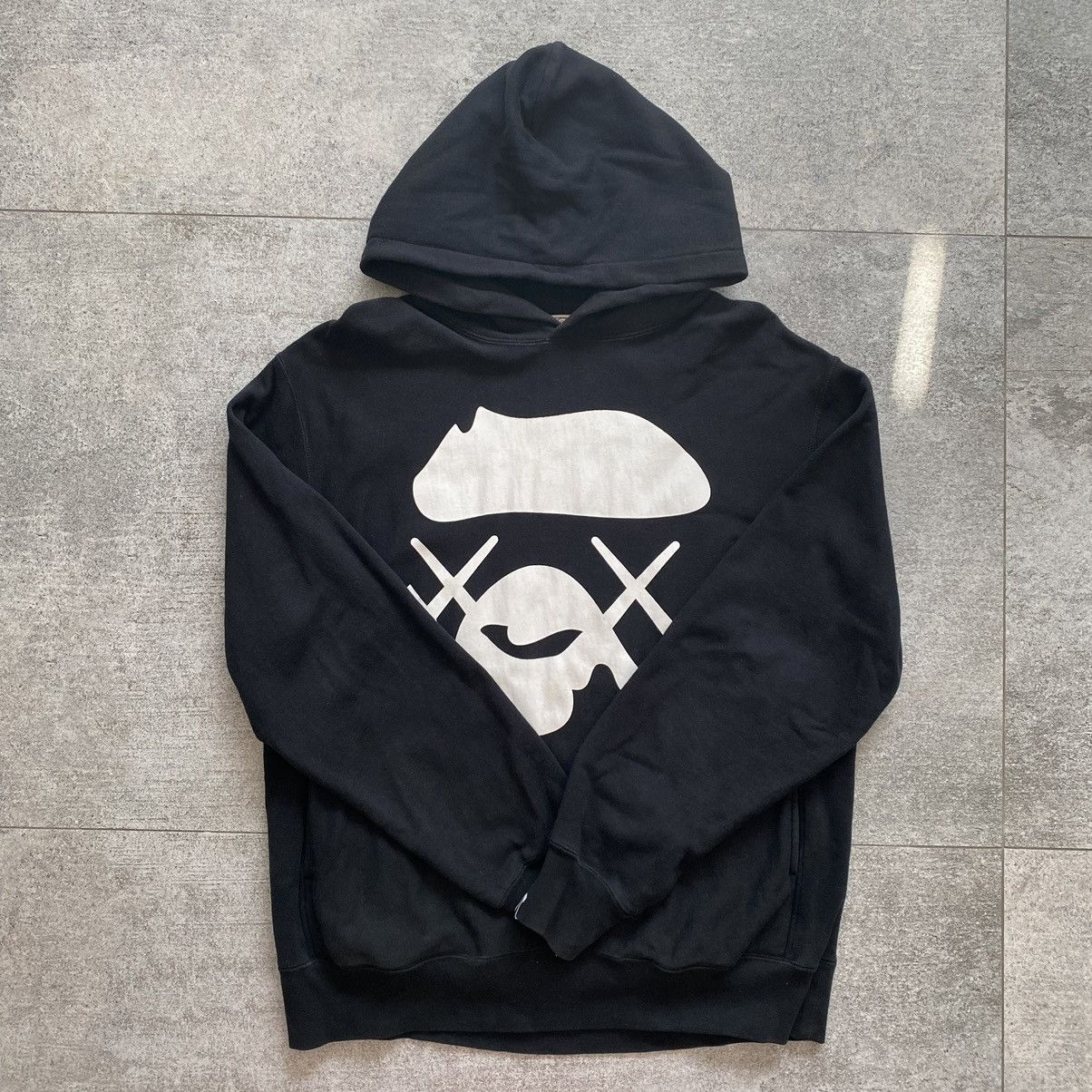 BAPE × KAWS ape head full zip hoodie a bathing ape NIGO