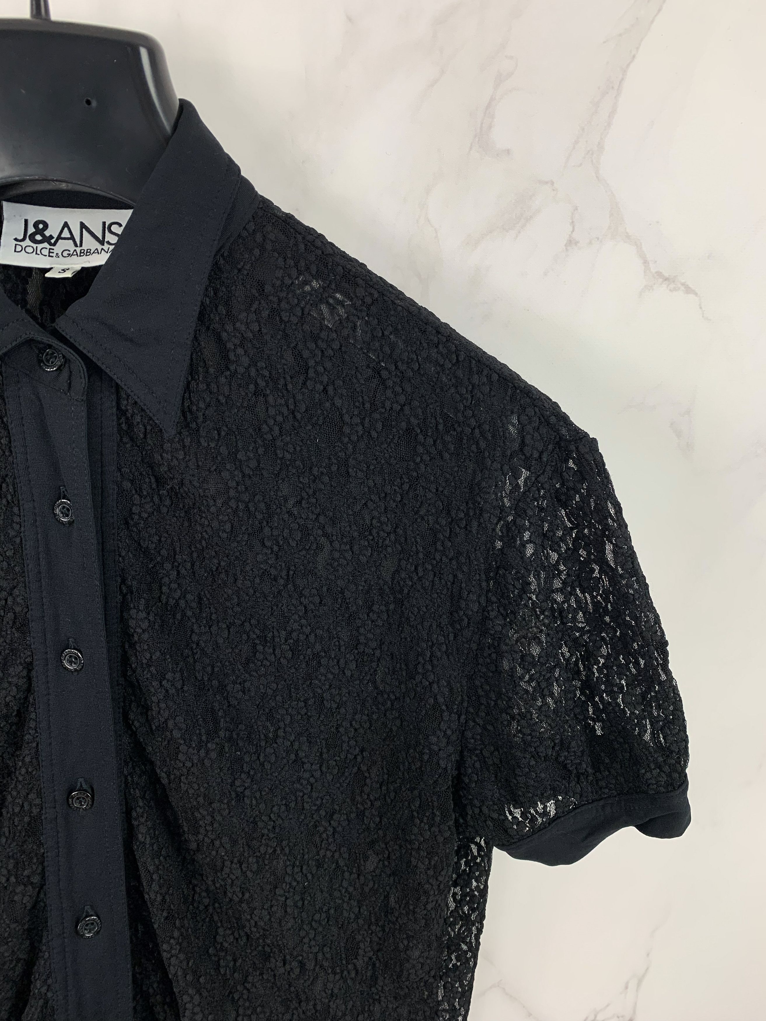 Dolce & Gabbana Vintage Dolce Gabbana Crochet Button Shirt Size S Size S / US 4 / IT 40 - 4 Thumbnail