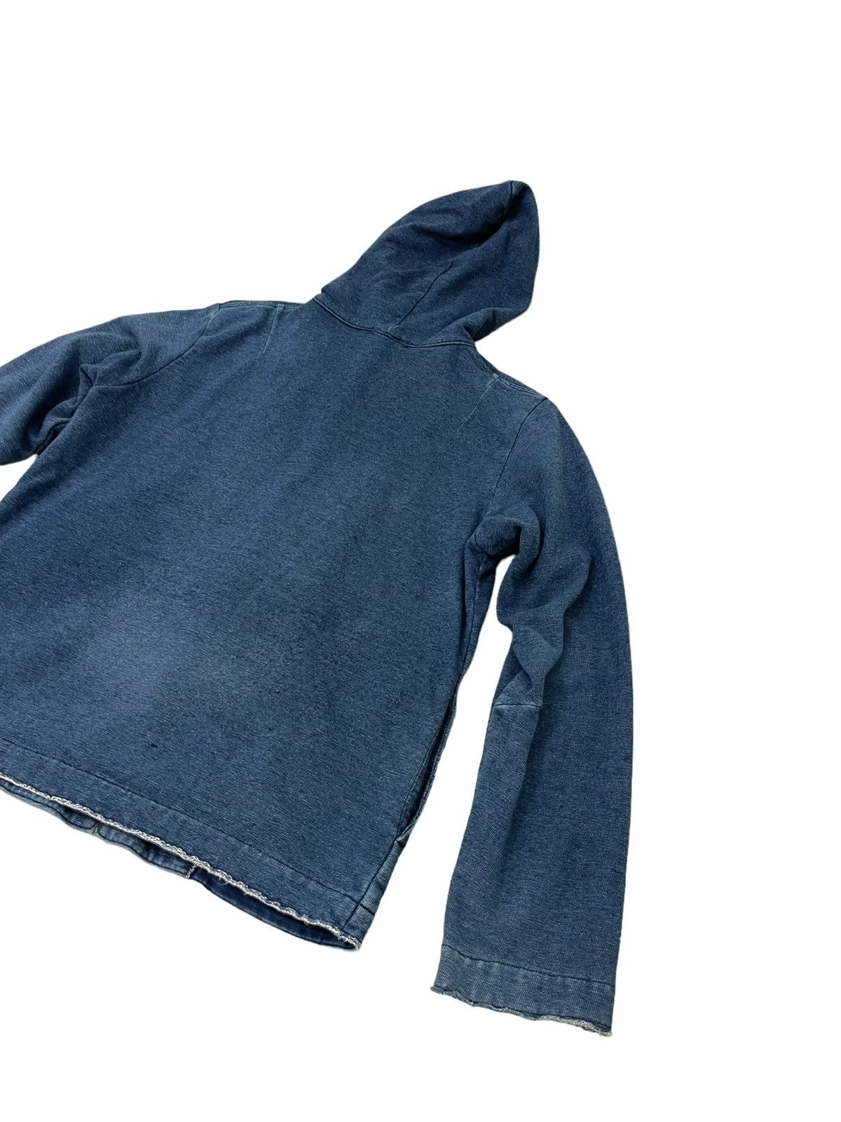 45rpm Button Hoodie 45rpm Indigo Sweatshirt Naval Distress 5🟩5 Size US M / EU 48-50 / 2 - 11 Thumbnail