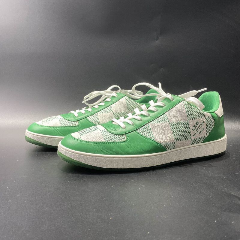 Louis Vuitton Louis Vuitton Rivoli Green and White Fashion Sneakers - Size US 8.5 / EU 41-42 - 1 Thumbnail