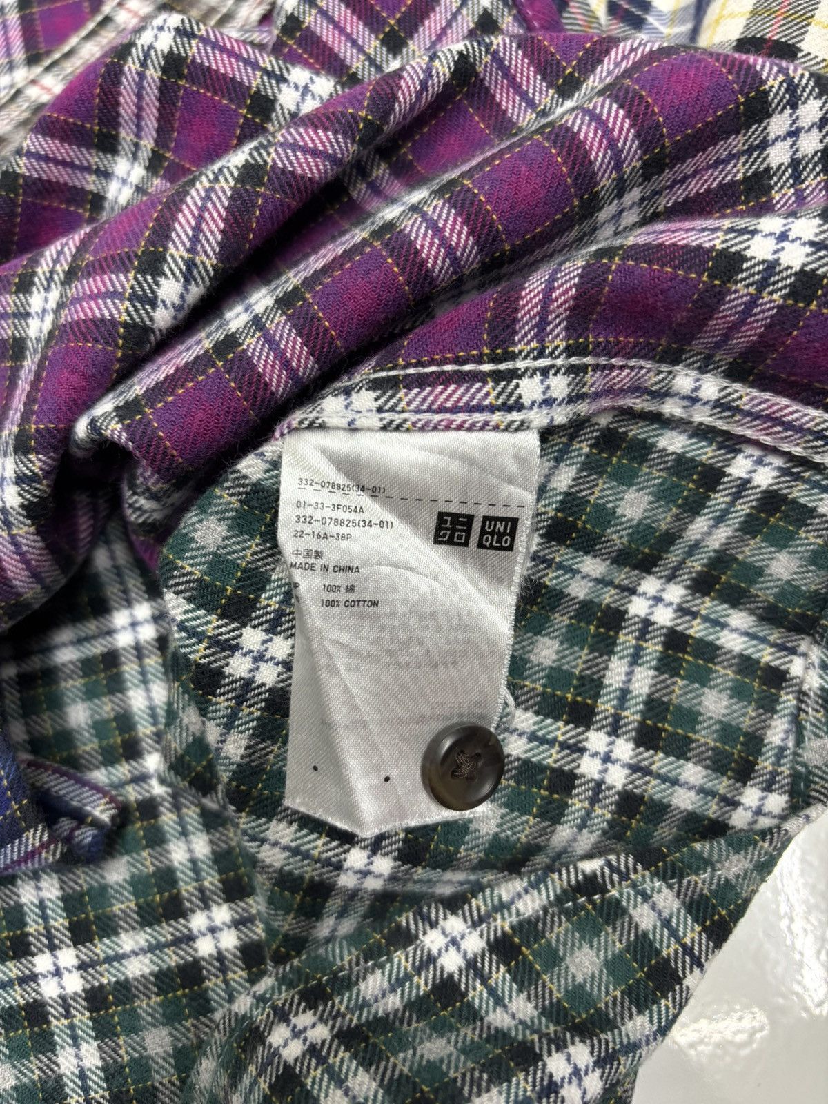 Japanese Brand × Uniqlo Rebuild Flannel Style Button Up Shirt Uniqlo Flannel Size US M / EU 48-50 / 2 - 9 Thumbnail