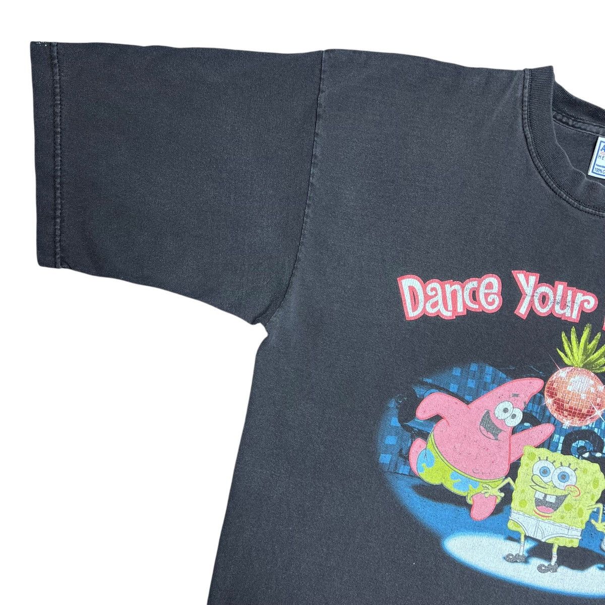 Nickelodeon Y2K Spongebob Square Pants Dance Your Pants Off Graphic Tee Size US L / EU 52-54 / 3 - 8 Thumbnail