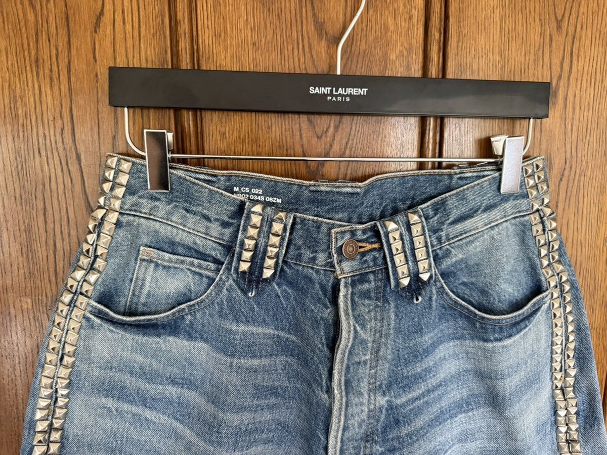 Celine SS24 Celine studded Zuma wash raw hem jean shorts Hedi 30 31 Size US 30 / EU 46 - 10 Thumbnail