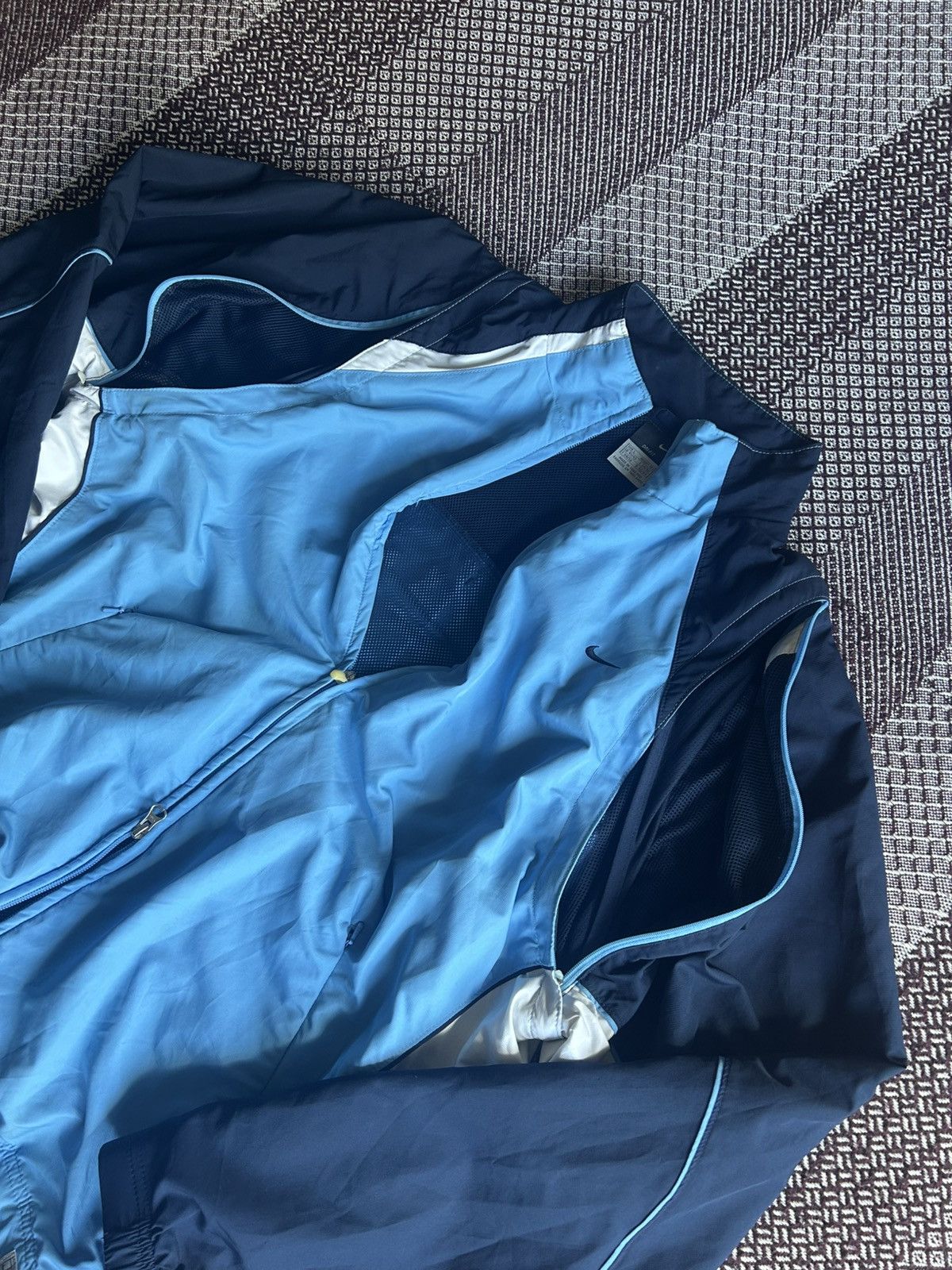 Nike Vintage Nike 2 in 1 Jacket & Vest Drill Style Streetwear L Size US L / EU 52-54 / 3 - 16 Thumbnail