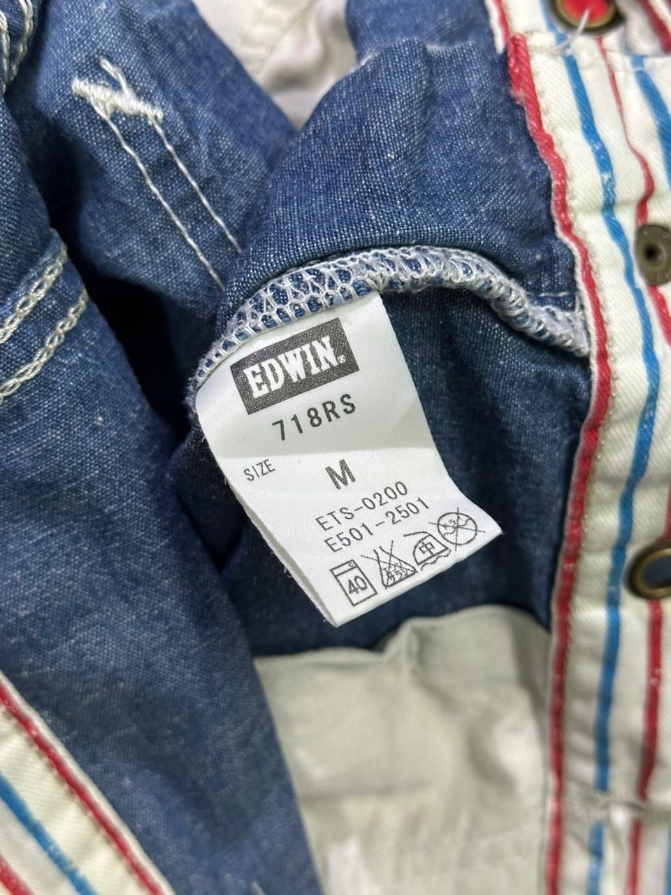 Edwin × If Six Was Nine × Japanese Brand 💥Edwin Japan💥 Edwin Dungaree Comfortable Clothing💥 Size US 32 / EU 48 - 7 Thumbnail