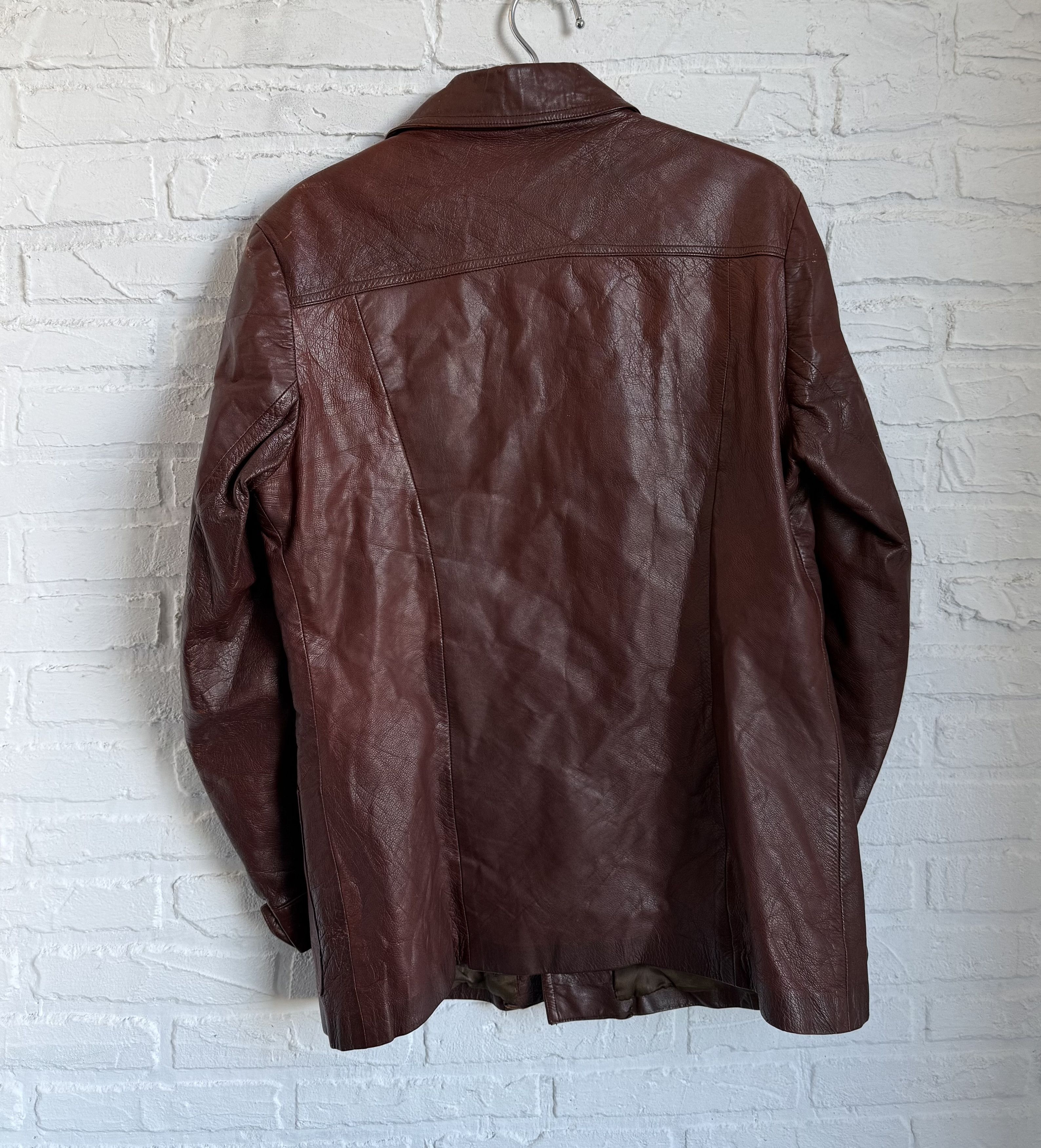 Lewis Leathers Vintage 1970s Fink of Northampton British Leather jacket Size US S / EU 44-46 / 1 - 14 Thumbnail