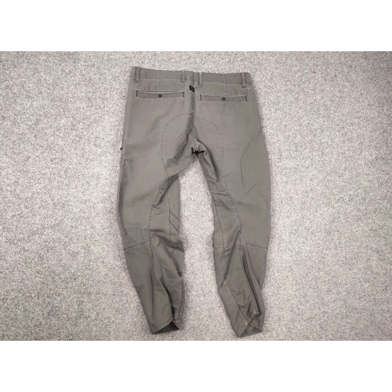 G-Star VINTAGE G-Star Powel 3D Multi pocket Cargo Zip Pants 36 Gray CN Cotton Casual Travel Workwear Men 90s 2000s Style Size US 36 / EU 52 - 3 Thumbnail