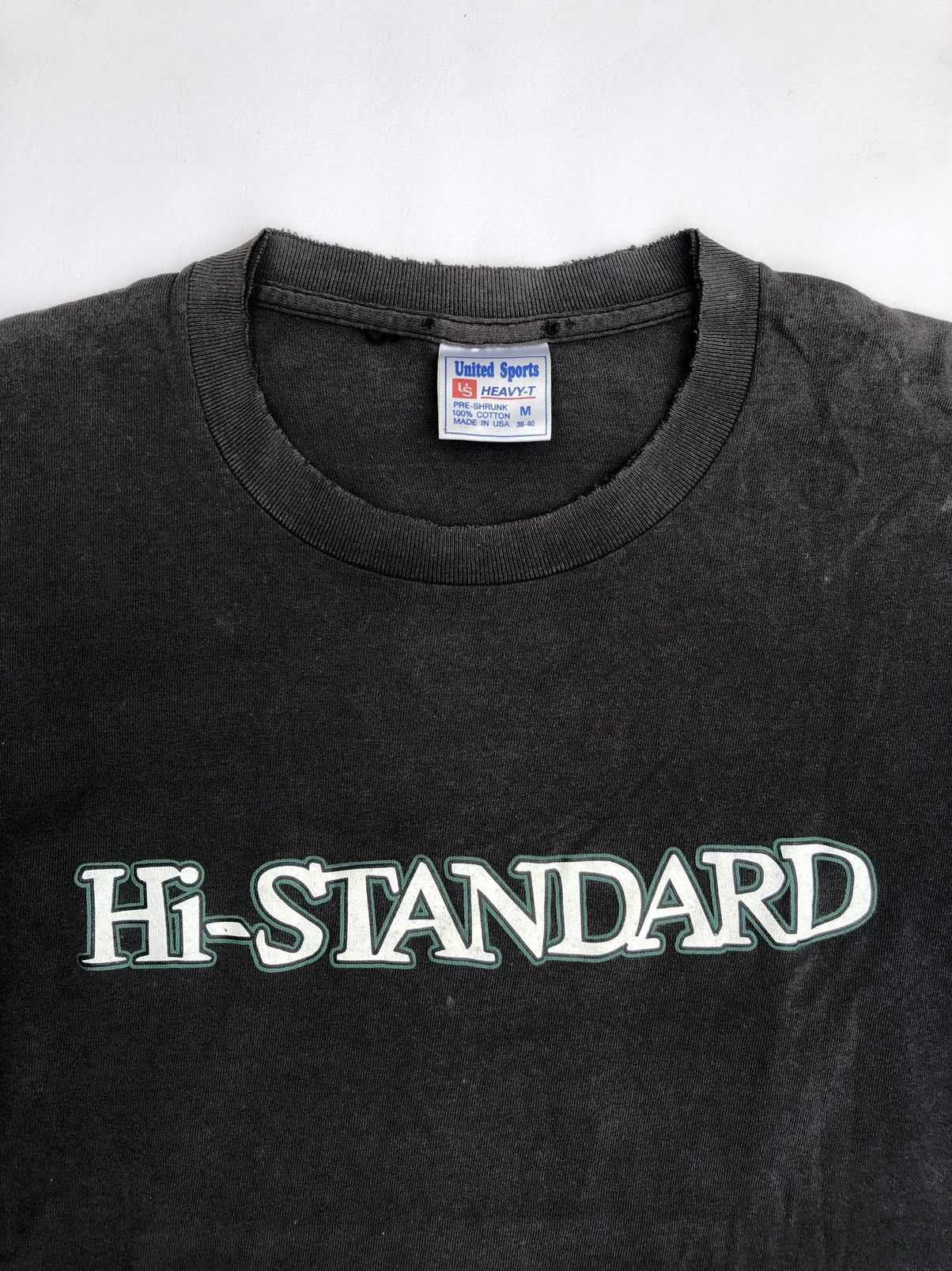 Band Tees Thrashed and Faded Hi standard Vintage Band Tee Shirt Size US M / EU 48-50 / 2 - 3 Thumbnail