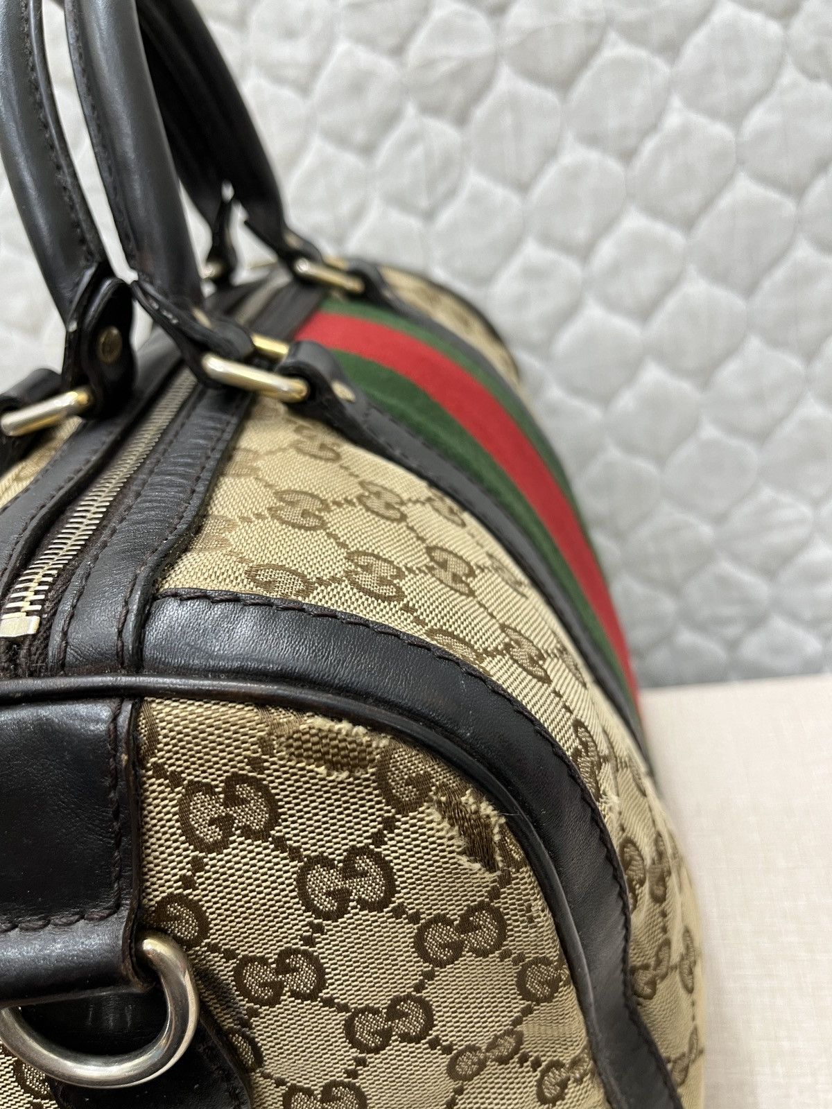 Gucci 🔥🔥🔥STEALS GUCCI BOSTON BAG Size ONE SIZE - 6 Thumbnail