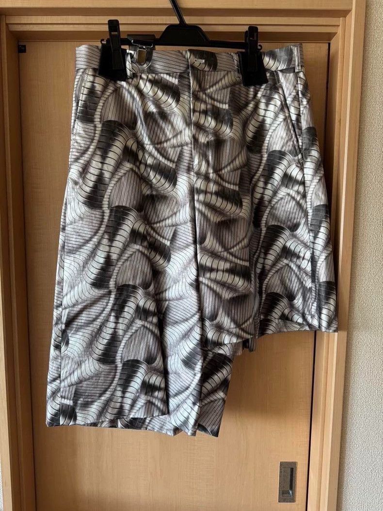 Comme des Garcons Comme Des Garçons Homme Plus Silver Suspender Shorts Size US 28 / EU 44 - 1 Thumbnail
