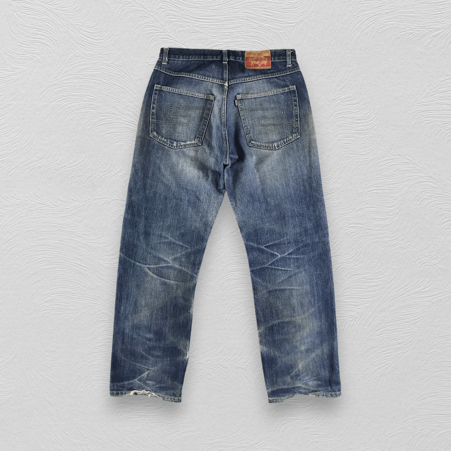 Silas Silas Jeans Faded Blue Denim KJ2199 Size US 32 / EU 48 - 2 Thumbnail