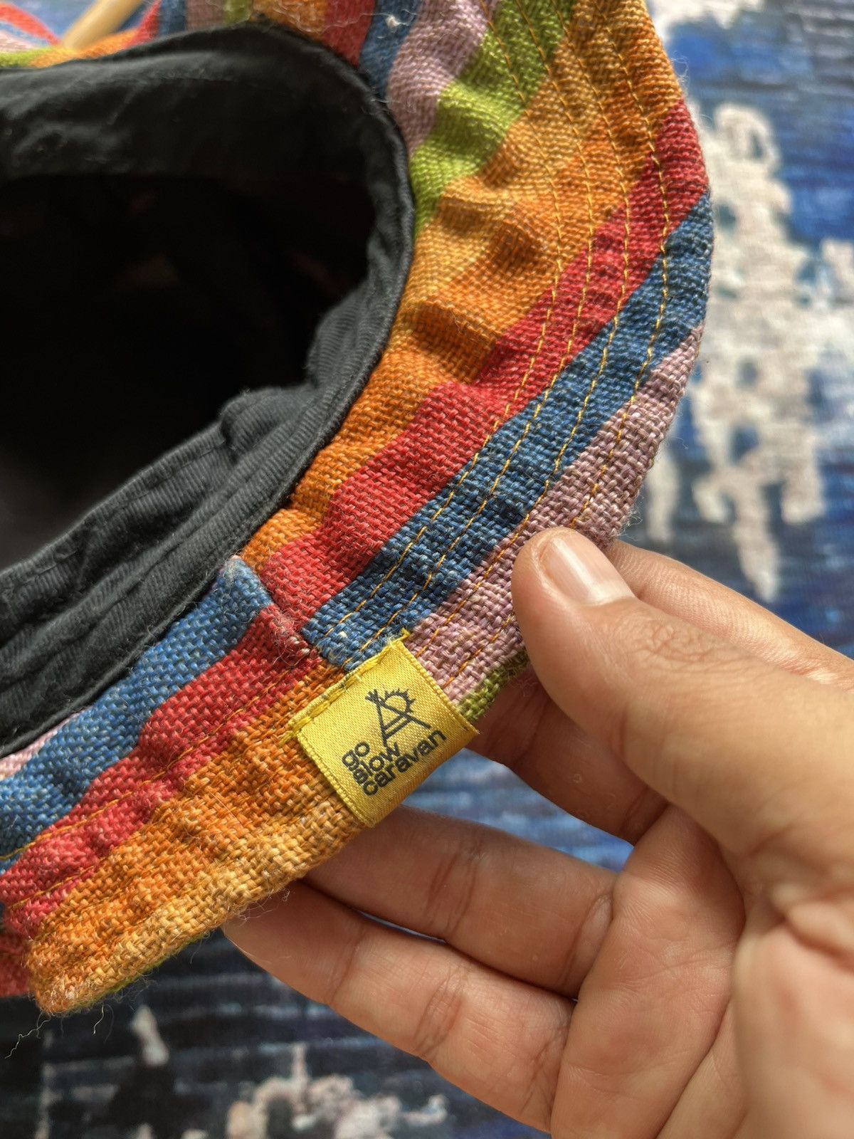 go slow caravan Go Slow Caravan Multicoloured Bucket Hats Size ONE SIZE - 8 Thumbnail
