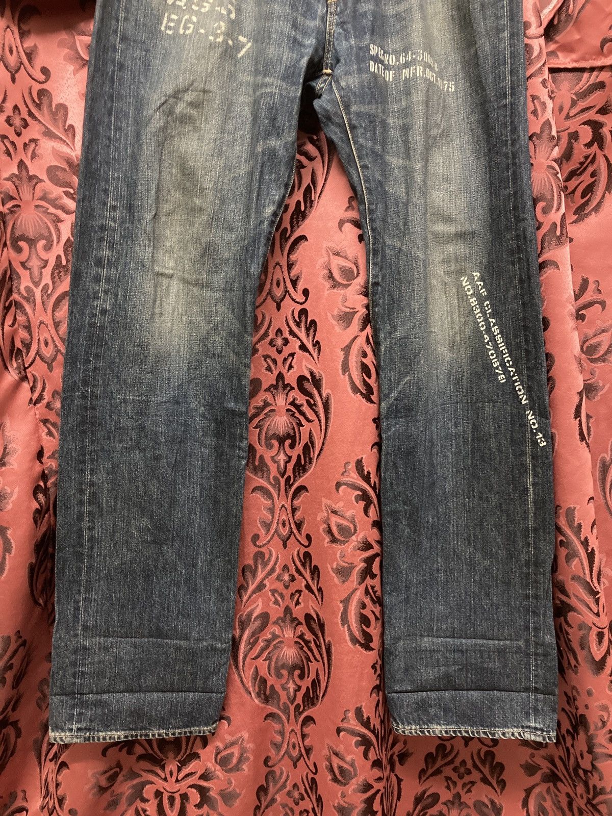 Japanese Brand Avirex type blue pw prisoner of war jean Size US 32 / EU 48 - 3 Thumbnail