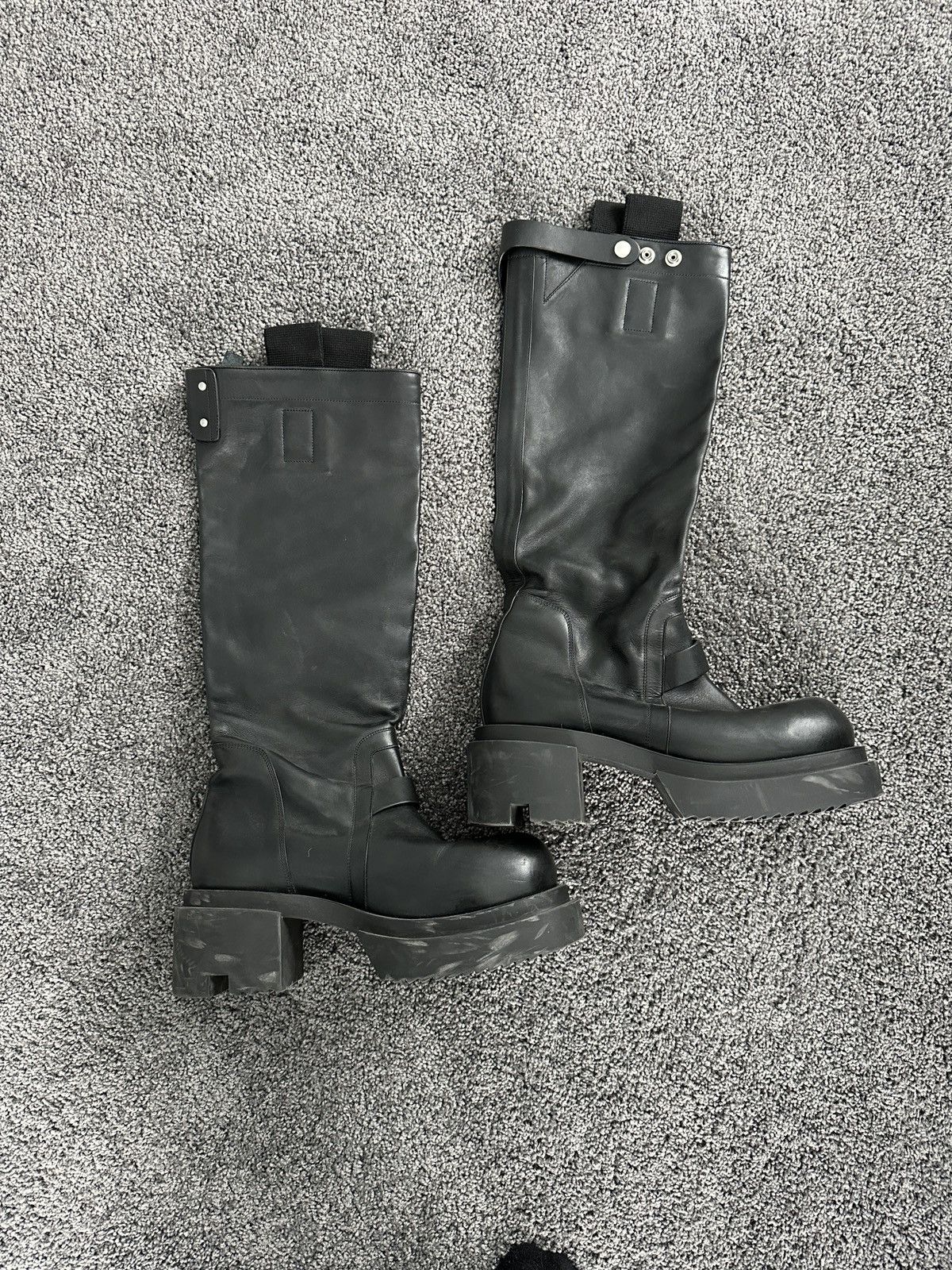Rick Owens Rick Owens FW23 Luxor Black Bogun Boot Size US 10 / EU 43 - 2 Thumbnail