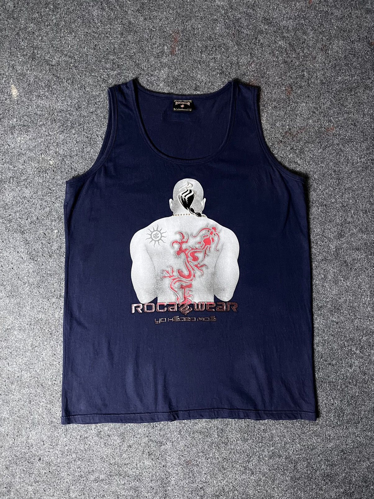Jay-Z × Rocawear × Vintage 00’S HIPHOP TANK TSHIRT ROCA WEAR RAPP CHARCTER FUBU SOHK Size US XXL / EU 58 / 5 - 1 Thumbnail
