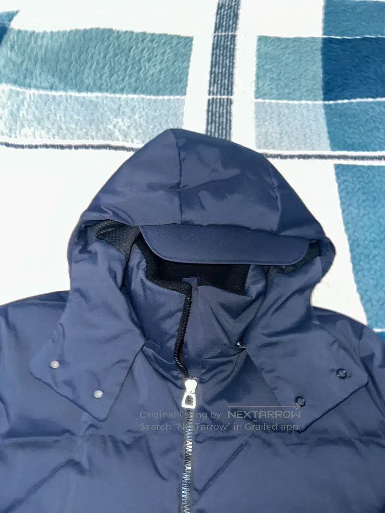 Hermes Hermes Zip-up hooded jacket with down filling, navy blue, Size US M / EU 48-50 / 2 - 2 Thumbnail