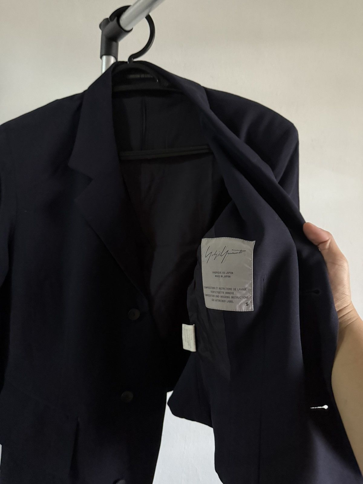 Yohji Yamamoto Rare Yohji Yamamoto asymetrical Blazer with right trouser Size US S / EU 44-46 / 1 - 10 Thumbnail