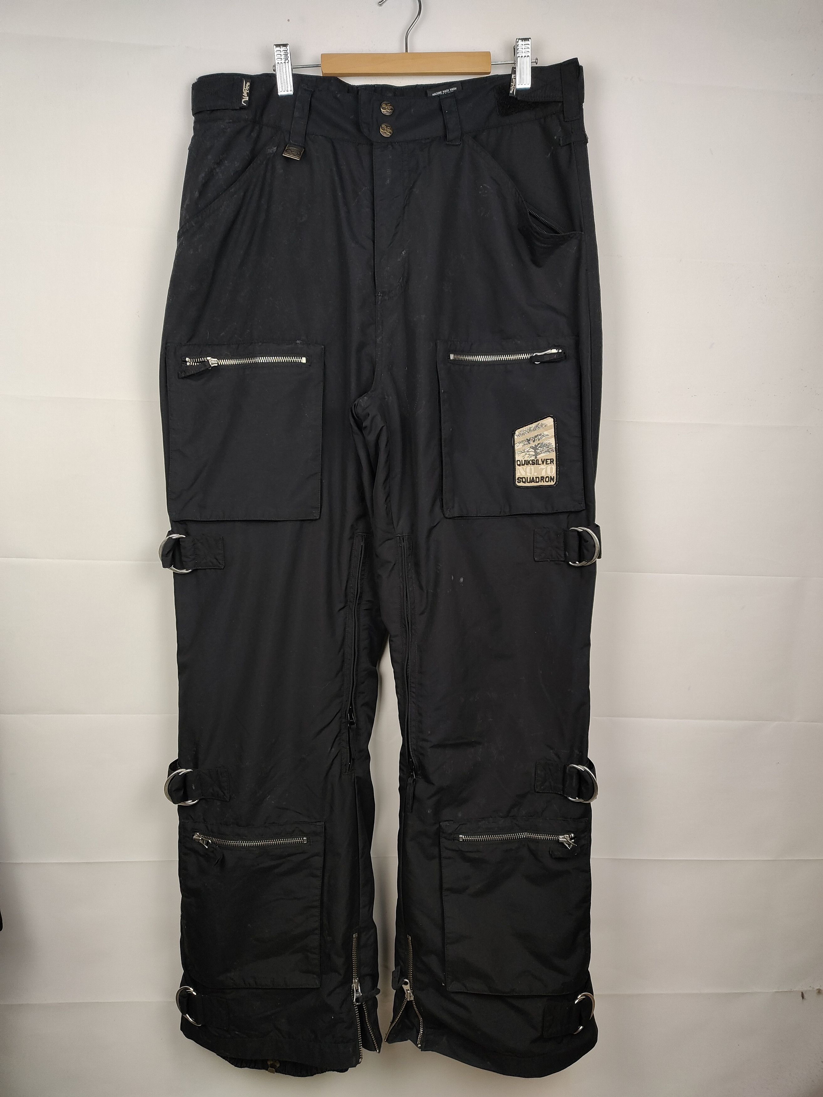 Quiksilver Quiksilver Squadron men's black snowboard pant Size US 34 / EU 50 - 1 Thumbnail