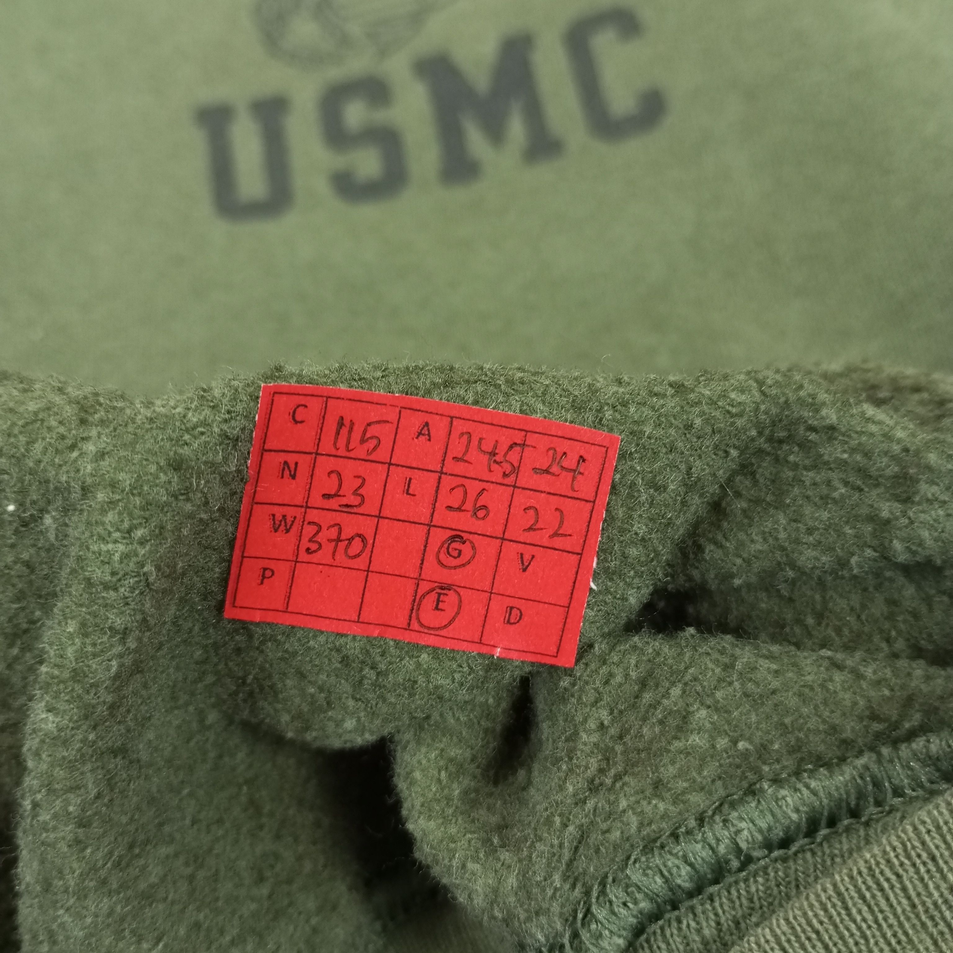 Vintage USMC Sweatshirt Army Military Streetwear Style Size US L / EU 52-54 / 3 - 8 Thumbnail