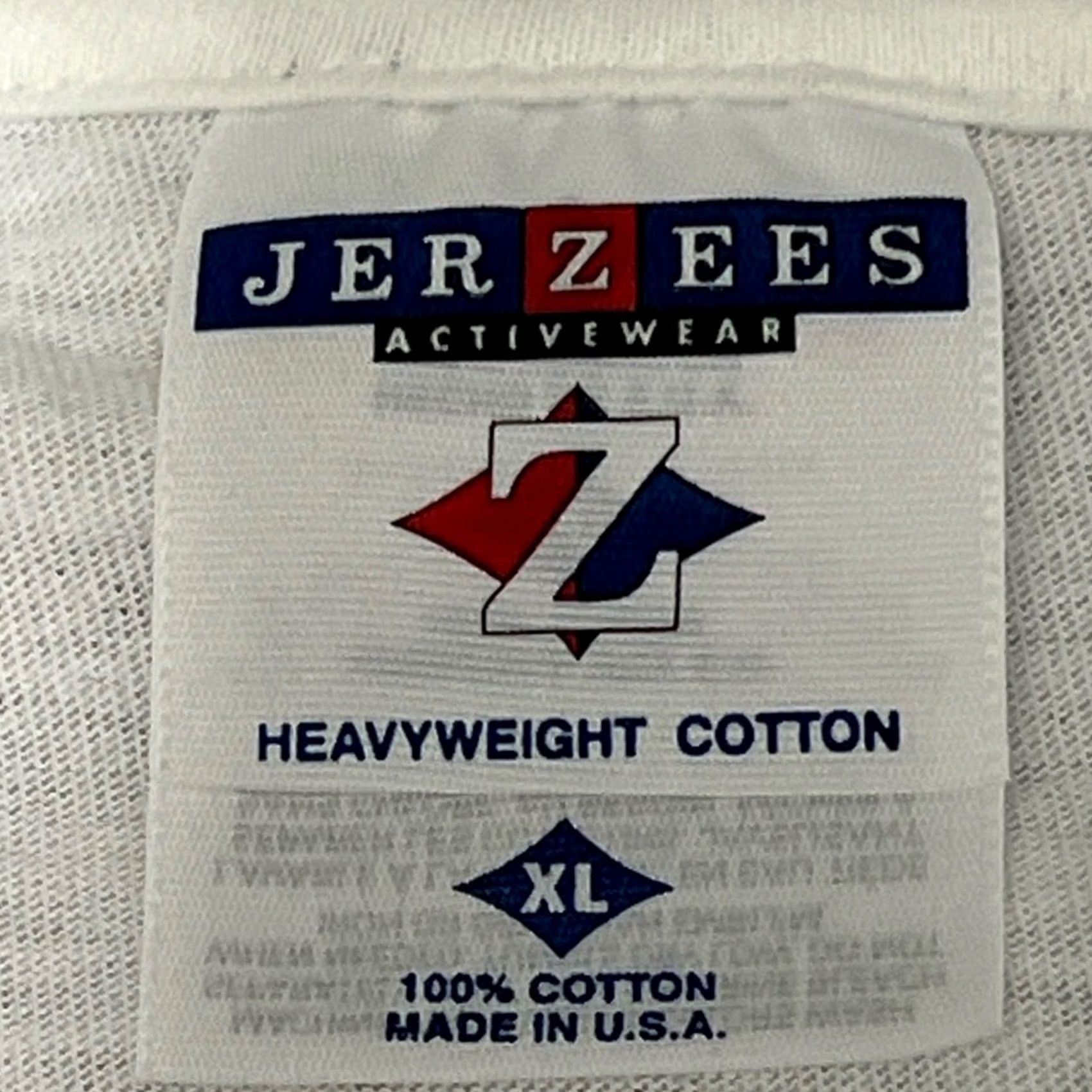 Jerzees VINTAGE JOHN FORCE 1997 NHRA RACING Shirt XL Mens White Deadstock NEW Jerzees T-Shirt Size US XL / EU 56 / 4 - 6 Thumbnail