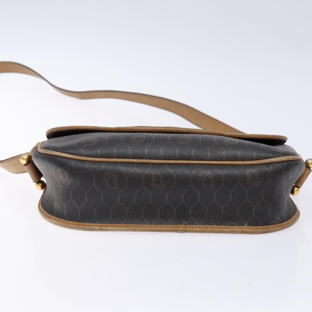 Dior DIOR Honeycomb Canvas Shoulder Bag Pvc Black Gold Size ONE SIZE - 9 Thumbnail