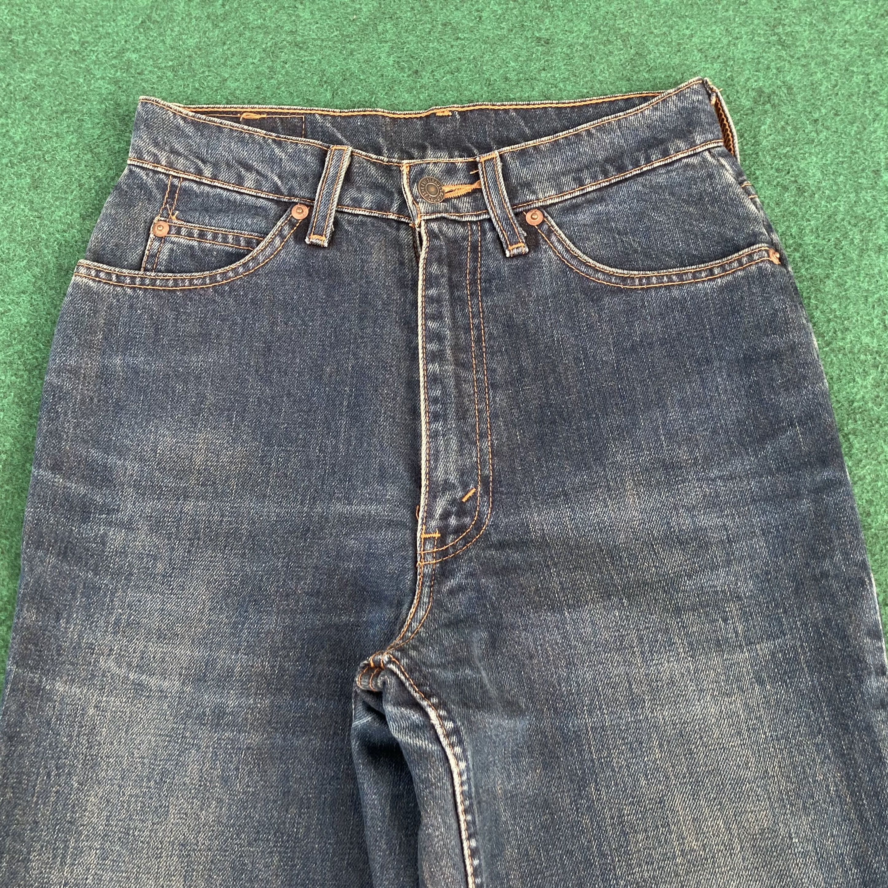Levi's × Vintage Vtg Levis 857 Orange Tab Flared Denim Bootcut Jeans Size US 26 / EU 42 - 3 Thumbnail