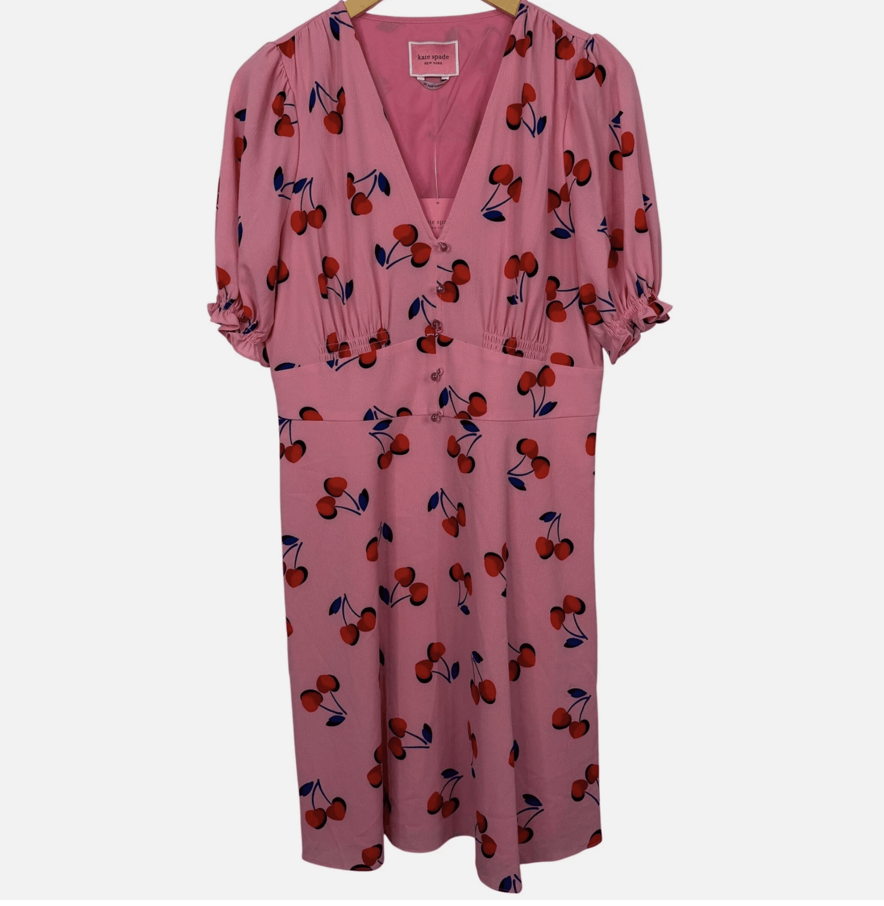 Kate Spade Kate Spade New York Cherry Toss Dress NWT Size L / US 10 / IT 46 - 2 Thumbnail