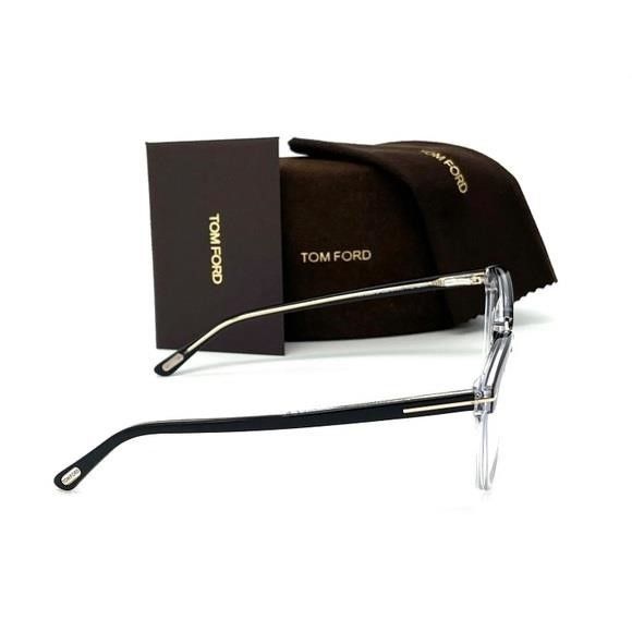 Tom Ford Tom Ford FT5550-B 005 Black Crystal / Blue Block 54mm Eyeg Size ONE SIZE - 4 Thumbnail