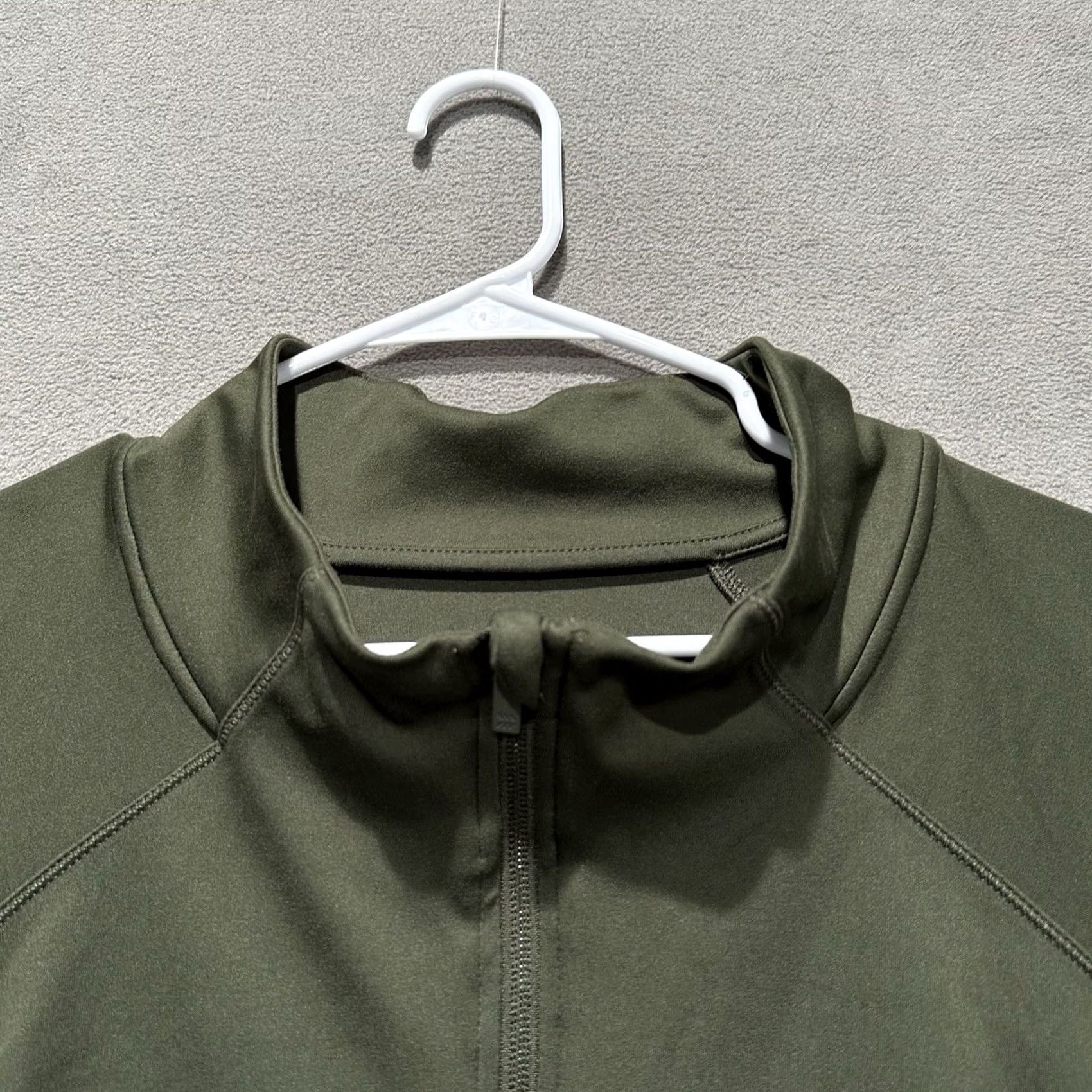 Vintage All In Motion Full Zip Jacket Womens 4X Green Thumbholes Activewear Shirt Size XXL / US 16-18 / IT 52-54 - 8 Thumbnail