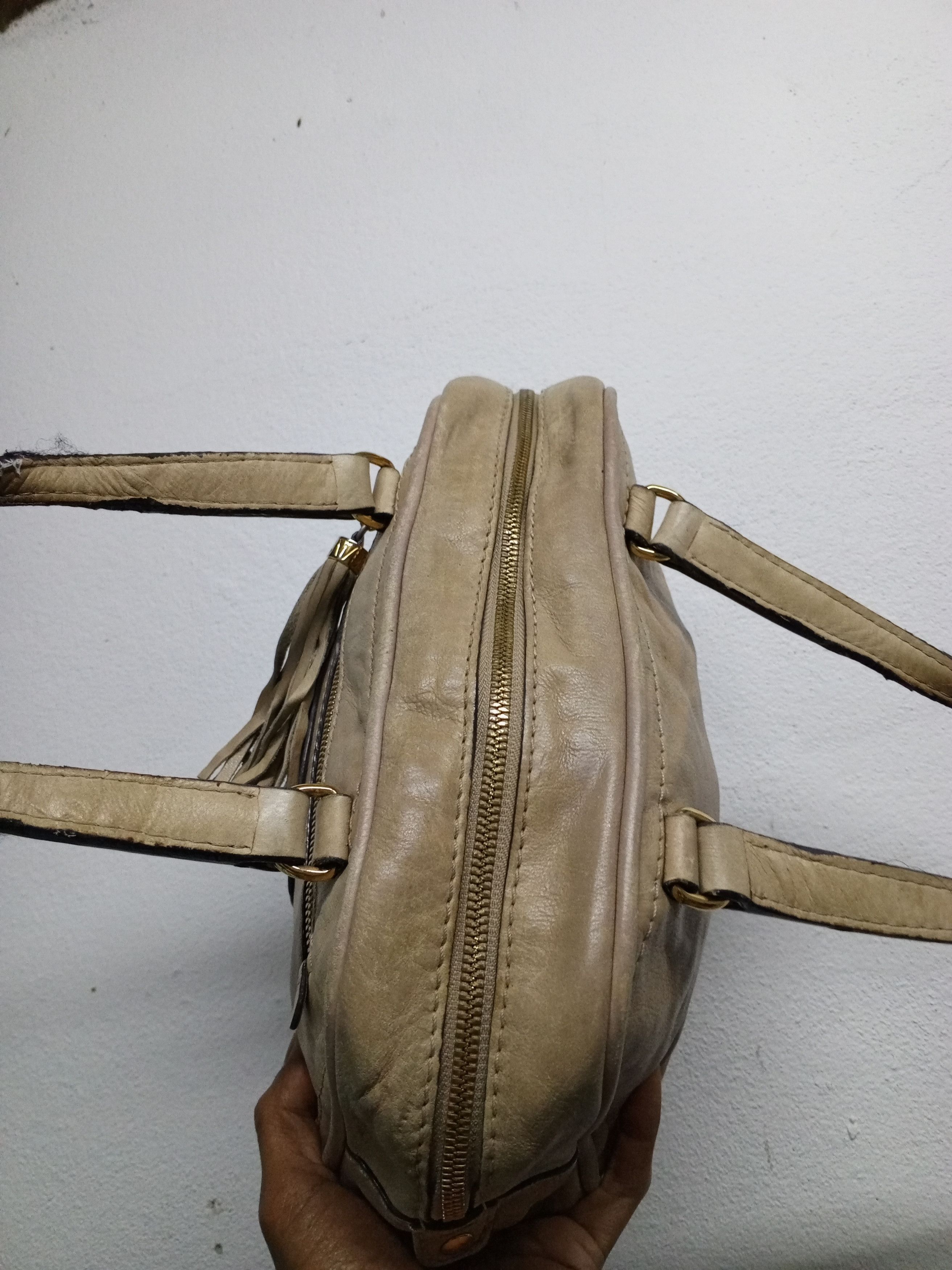Loewe LOEWE 340712 BEIGE LEATHER HANDLE BAGS Size ONE SIZE - 7 Thumbnail