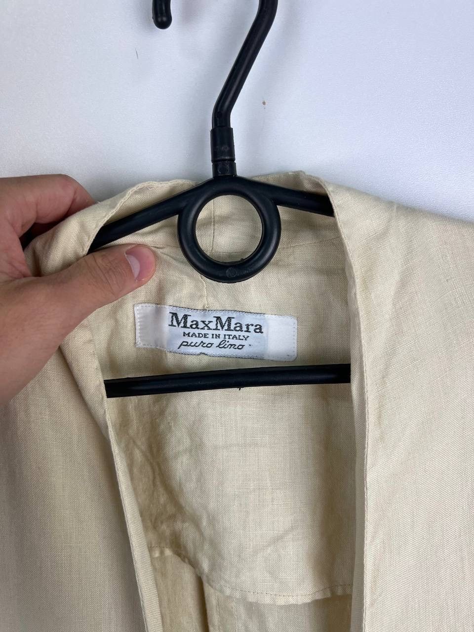 Vintage Max Mara vintage linen blazer woman’s size 8 Size S / US 4 / IT 40 - 6 Thumbnail