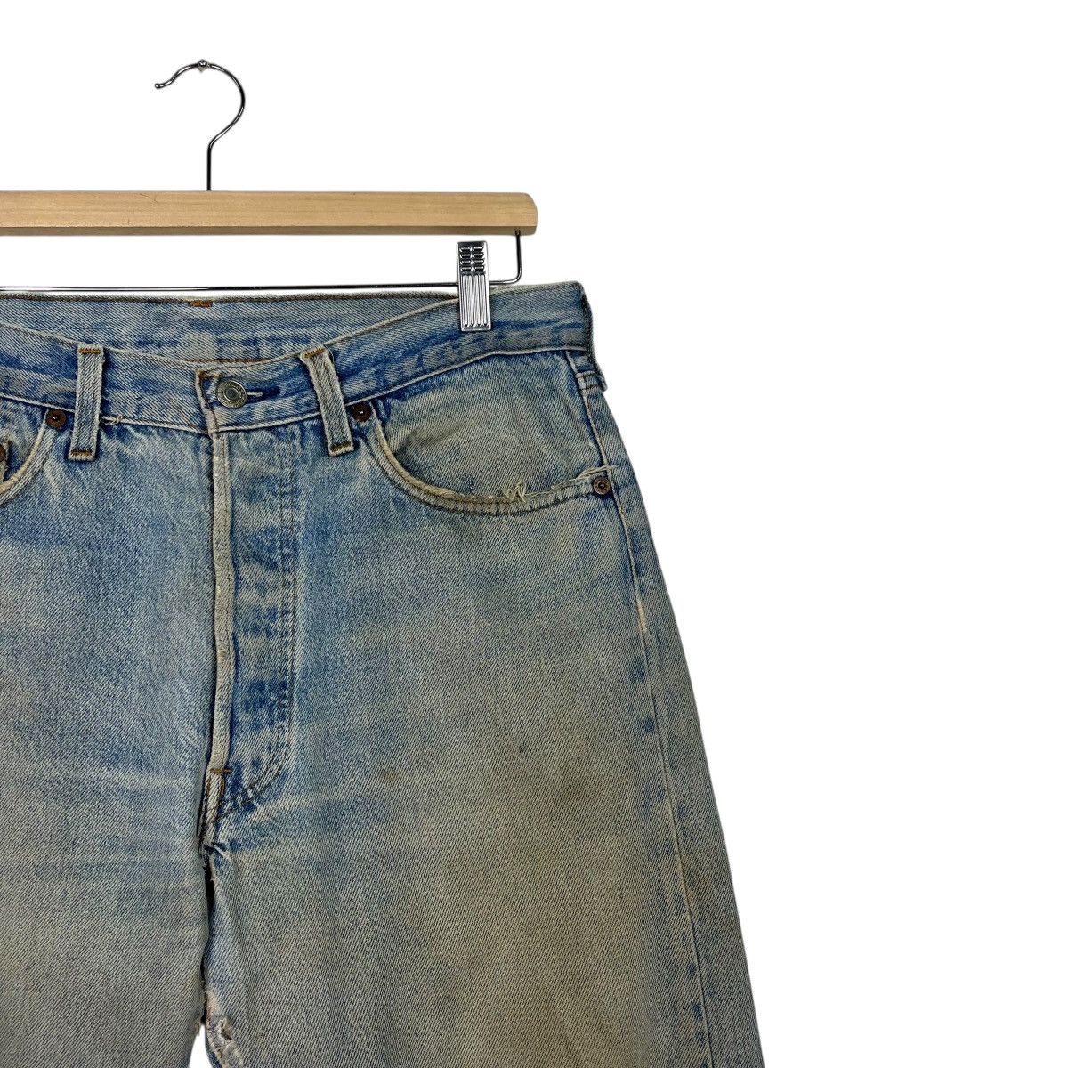 Levi's Vintage 90s Levis Distressed Denim Jeans Size US 32 / EU 48 - 5 Thumbnail