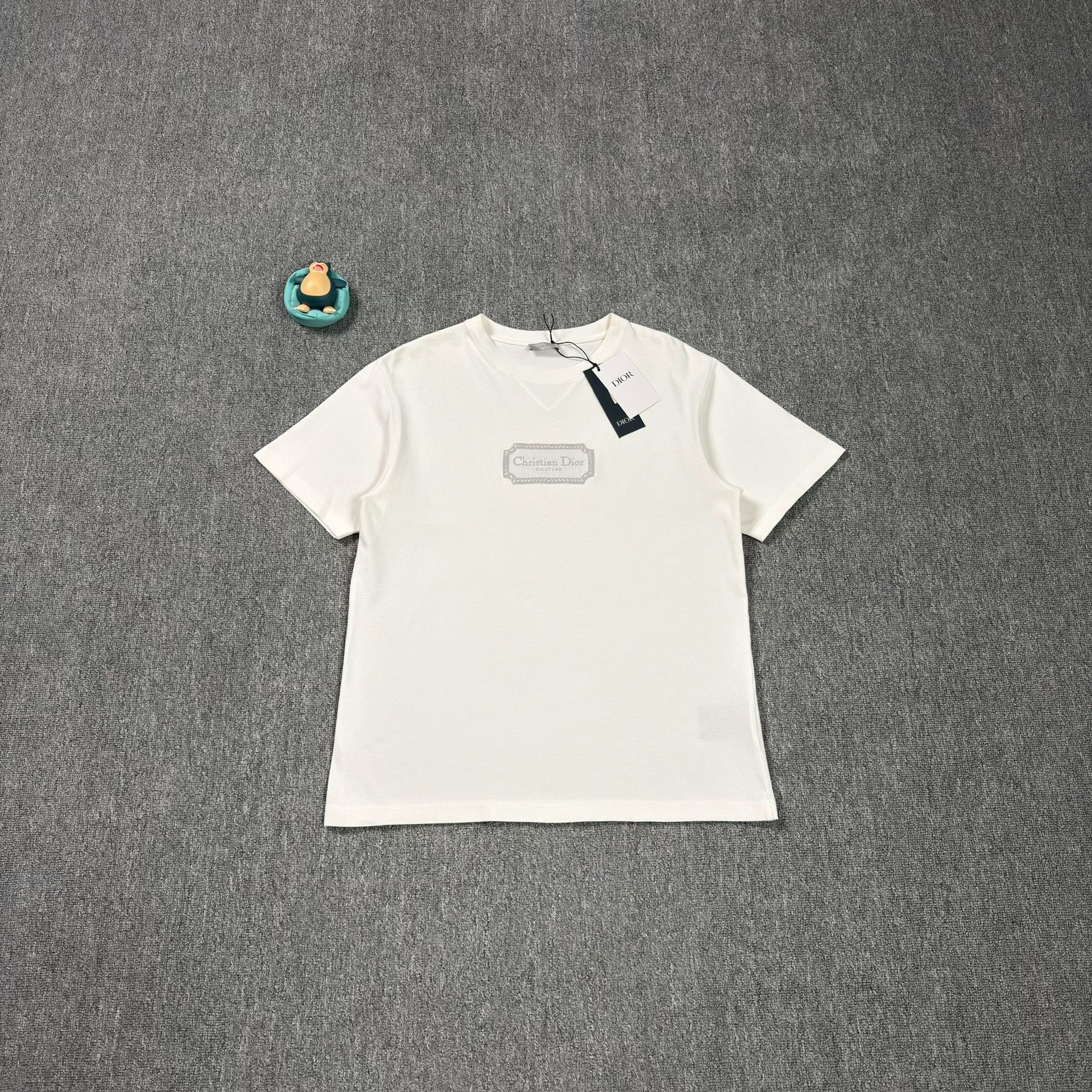Dior Dior Christian Dior Couture Relief Logo T-Shirt S Size US S / EU 44-46 / 1 - 1 Thumbnail