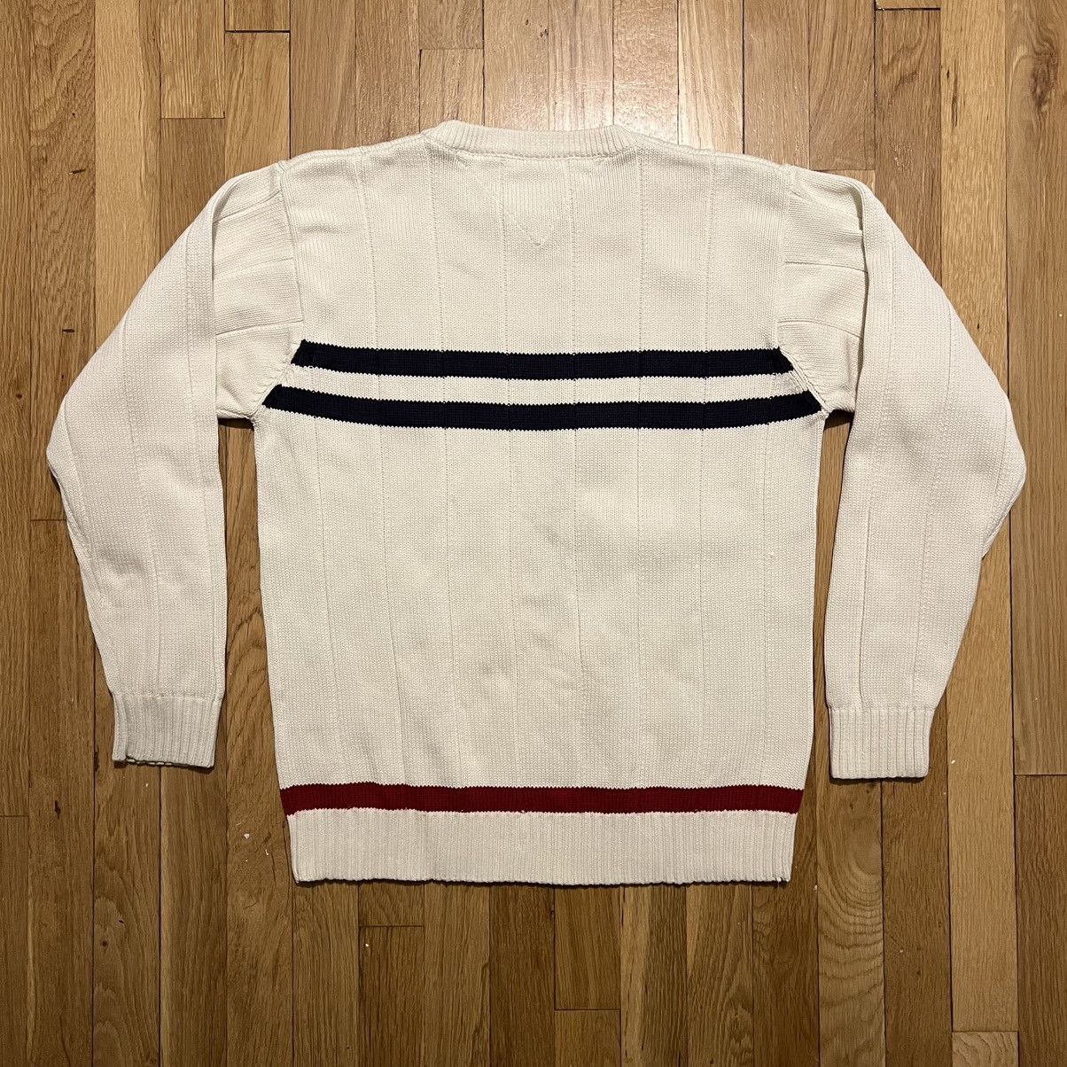 Tommy Hilfiger Tommy Hilfiger White Pullover Sweater Small Size US S / EU 44-46 / 1 - 3 Thumbnail