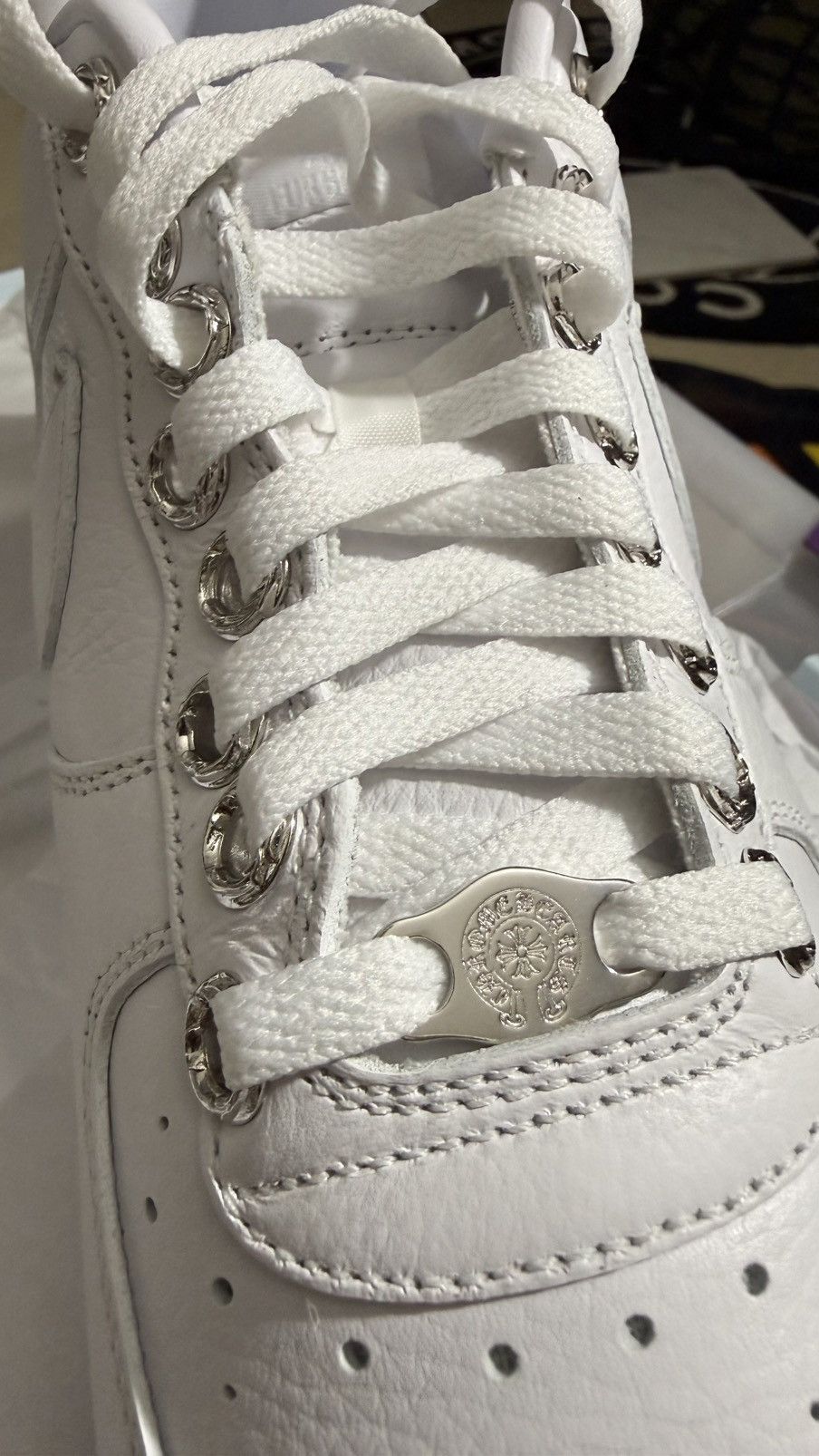 Chrome Hearts × Drake CHROME HEARTS NOCTA AIR FORCE 1 LOW SIZE 12 CLB Size US 12 / EU 45 - 3 Thumbnail
